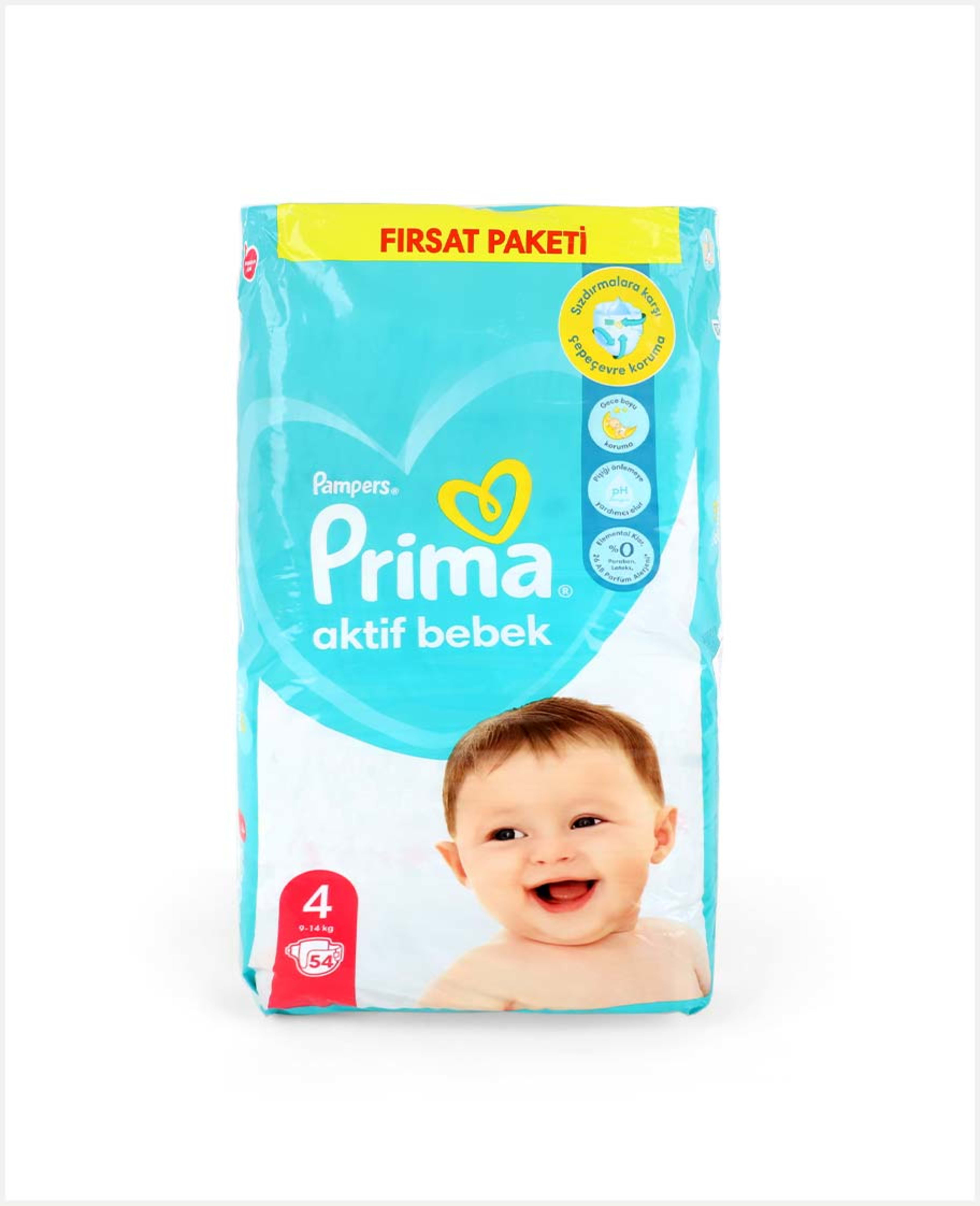 Pampers Prima Baby Diapers (9-14kg) #4 54pcs