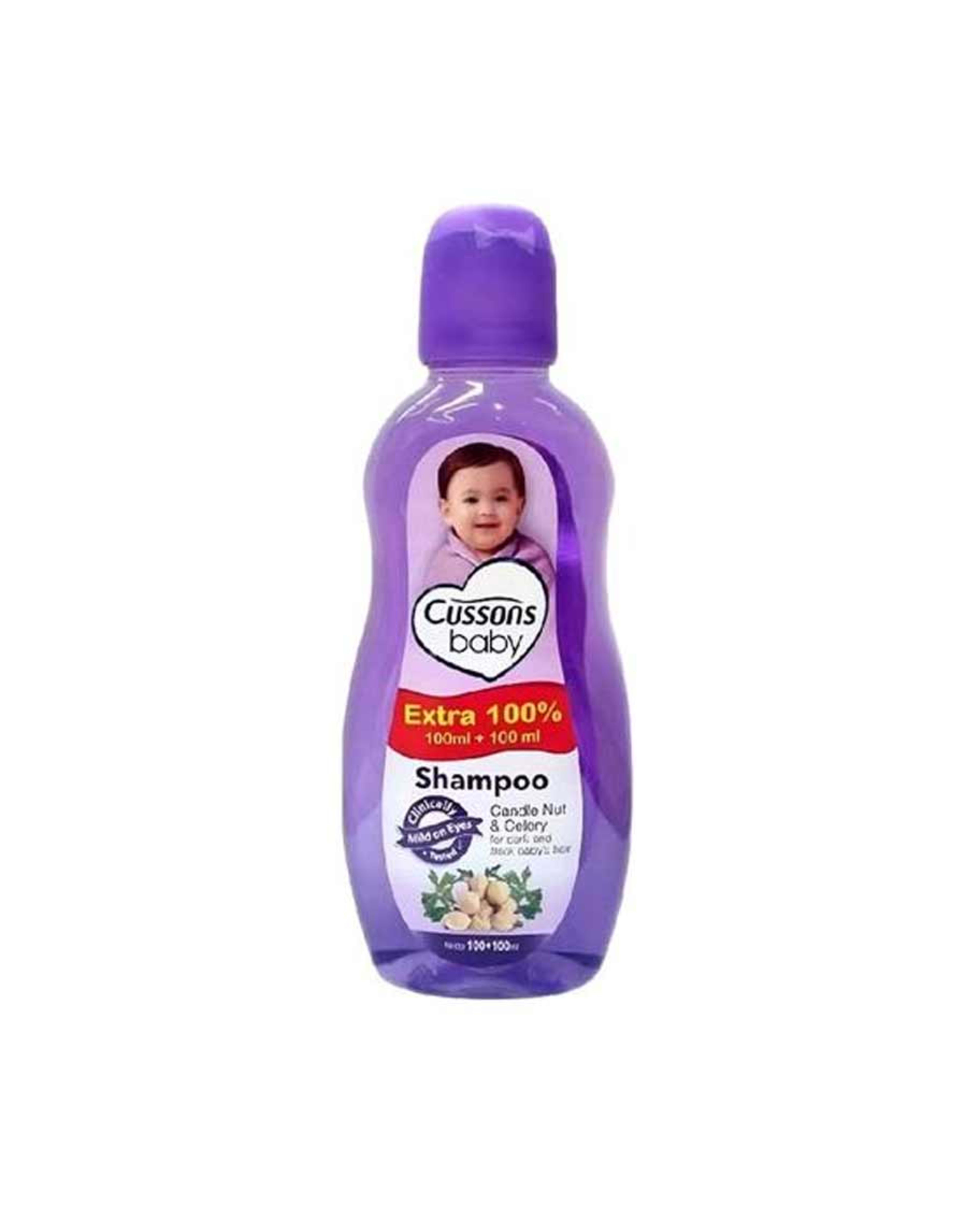 Cussons Baby Candle Nut & Celery Shampoo (100ml+100ml) 200ml