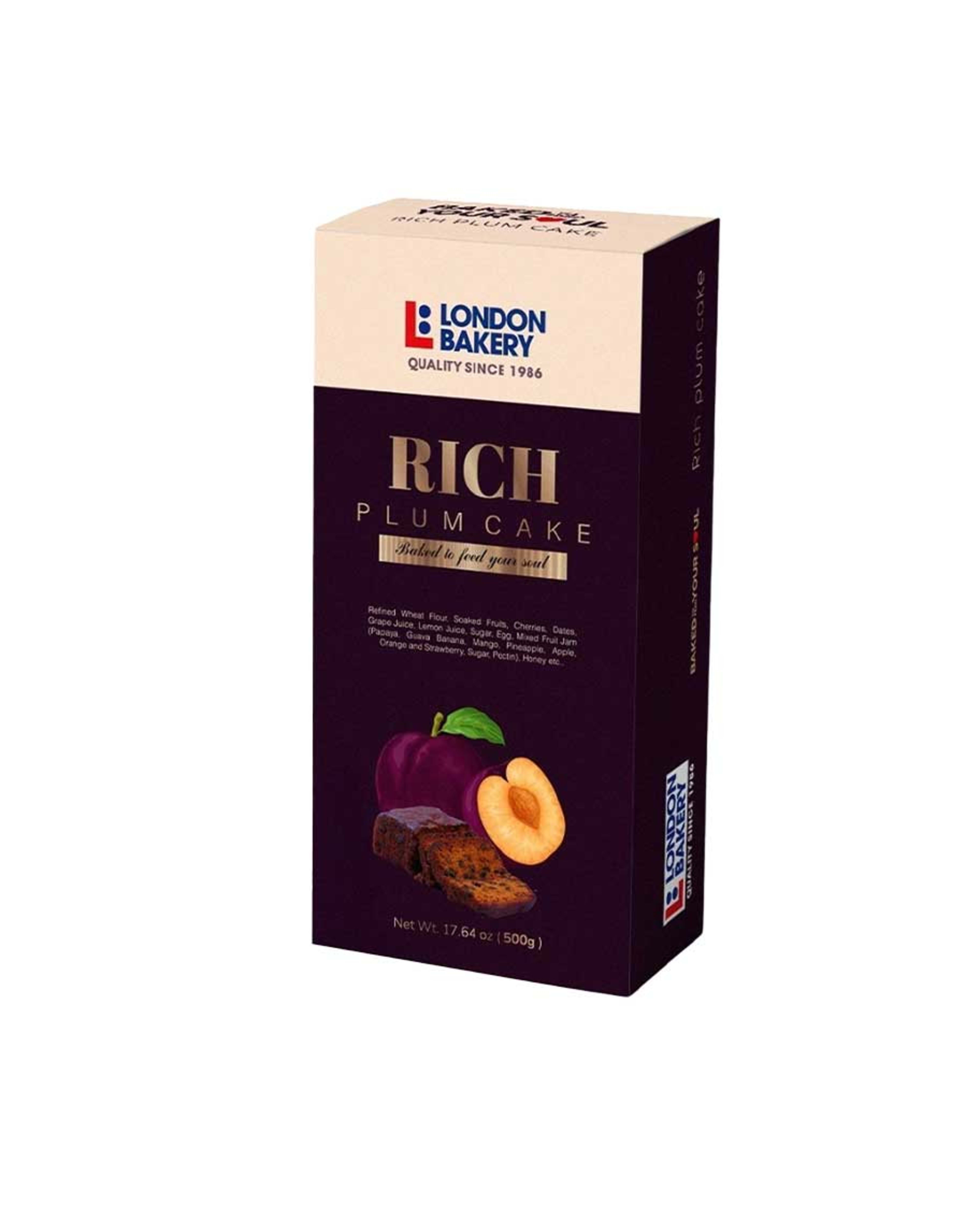 London Bakery Rich Plum Cake 500gm