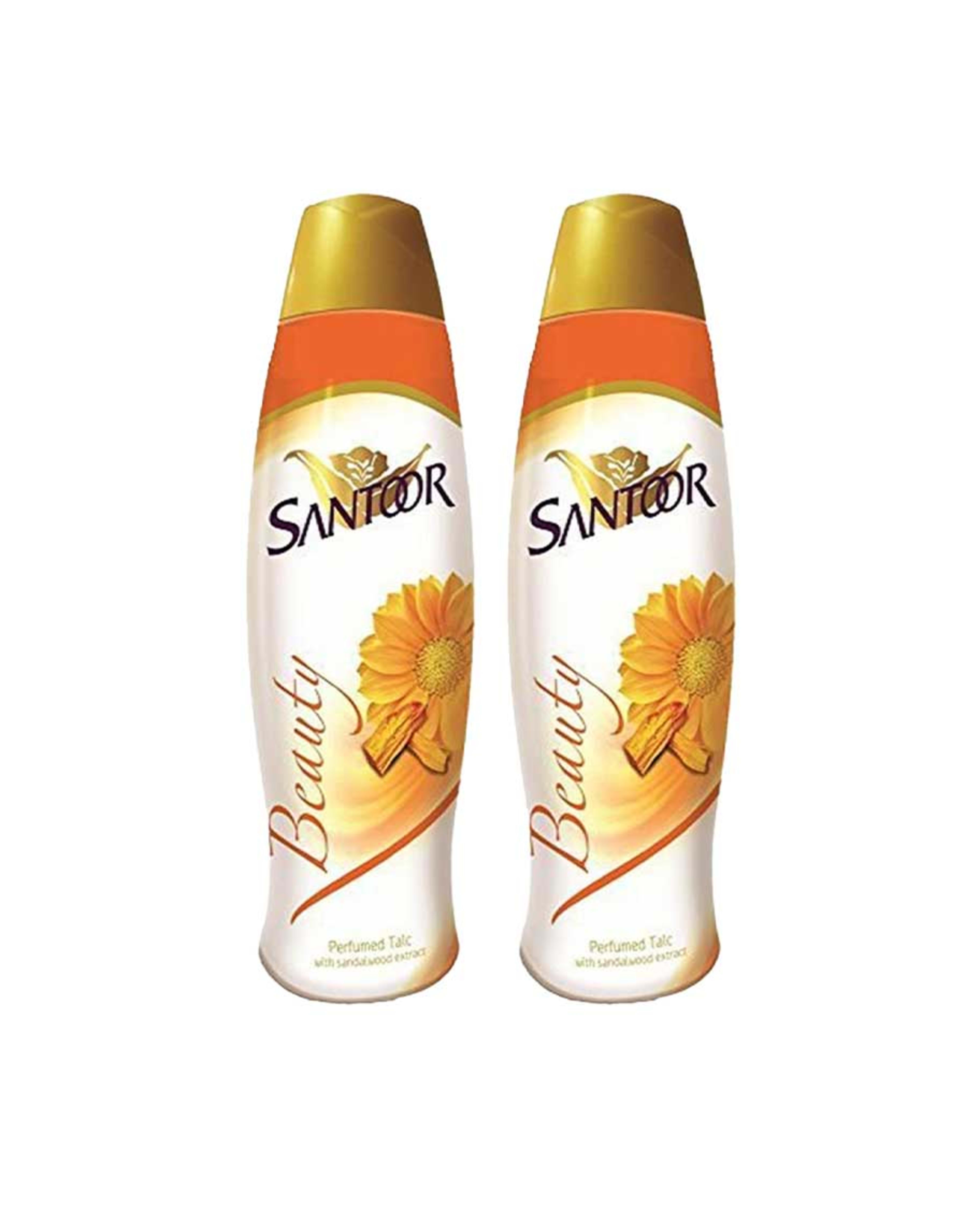 Santoor Perfumed Talc Assorted 2x200gm @20%off