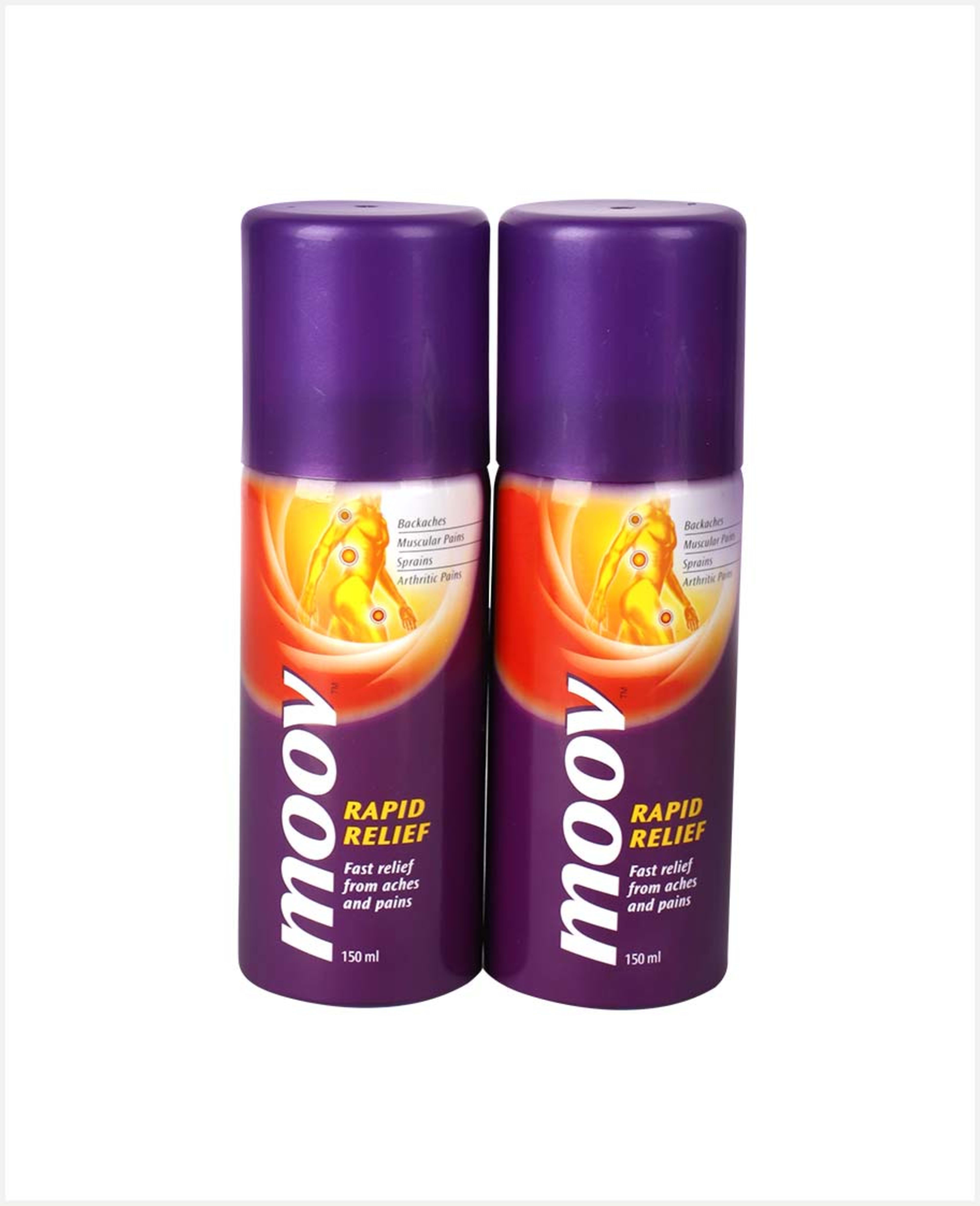Moov Rapid Relief Spray 2sx150ml Promo