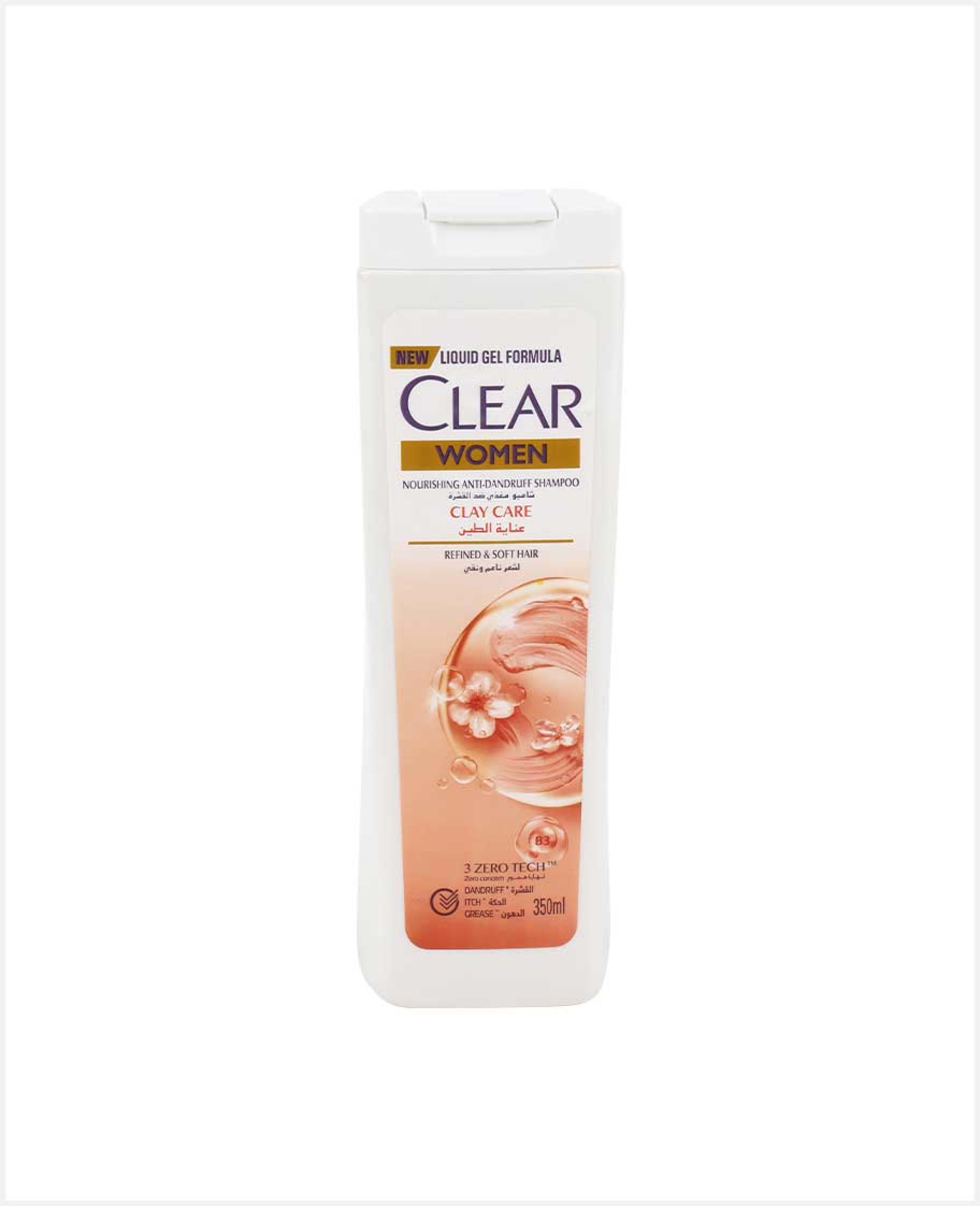 Clear Anti Dandruff Shampoo Clay Care (women) 350ml