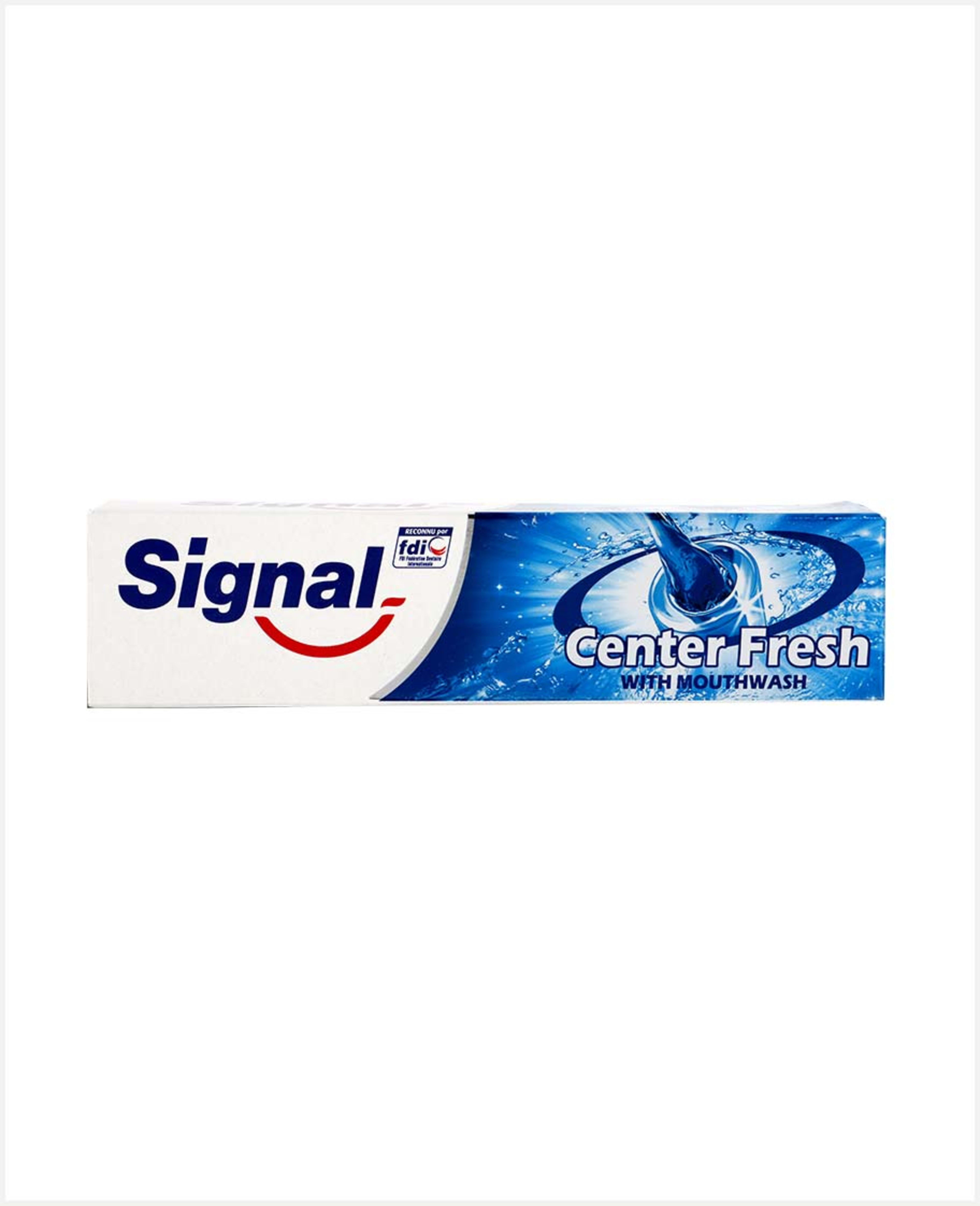 Signal Center Fresh with Mouthwash Toothpaste Blue 100ml