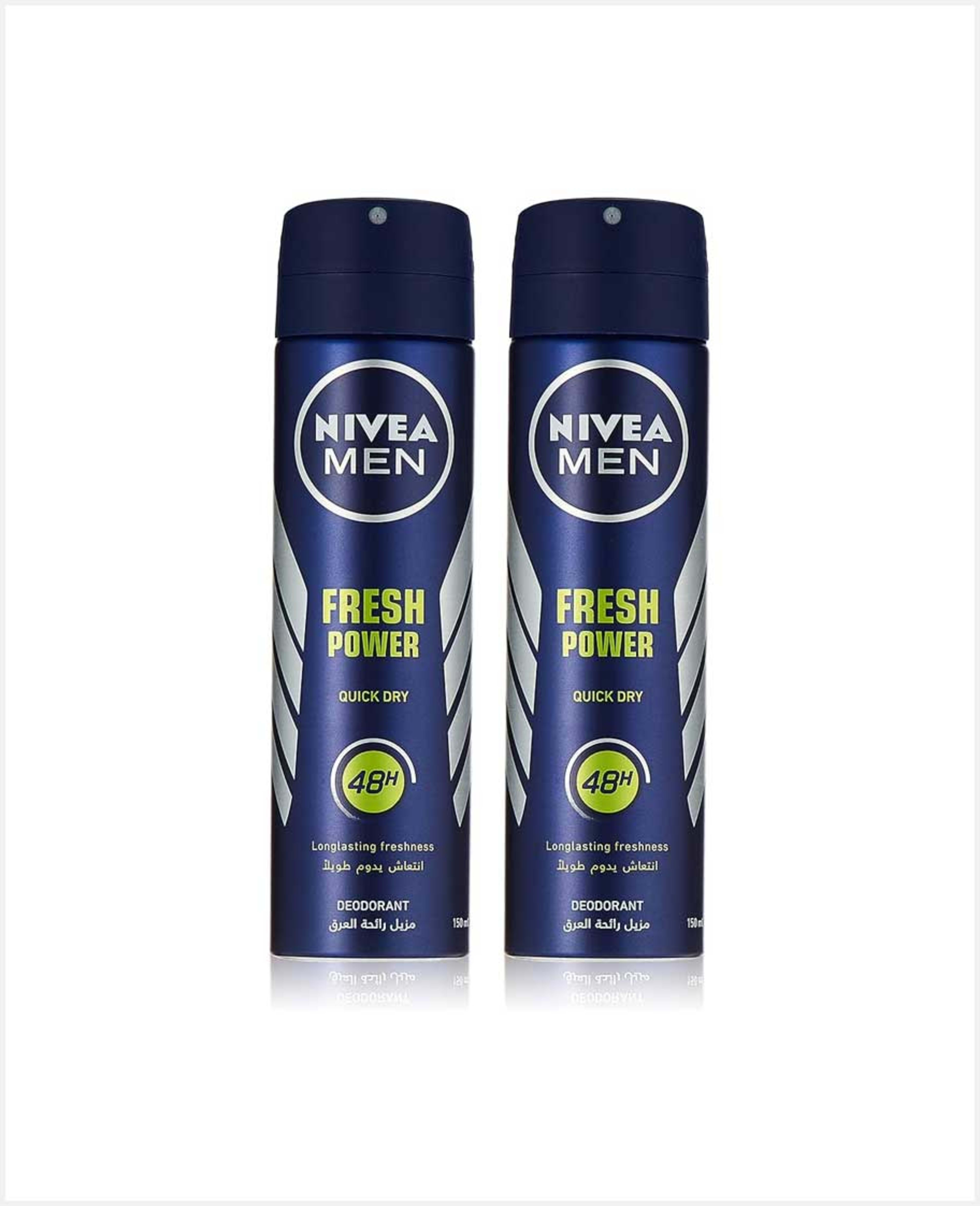 Nivea Men Fresh Power Deo Spray 2x150ml @13%off