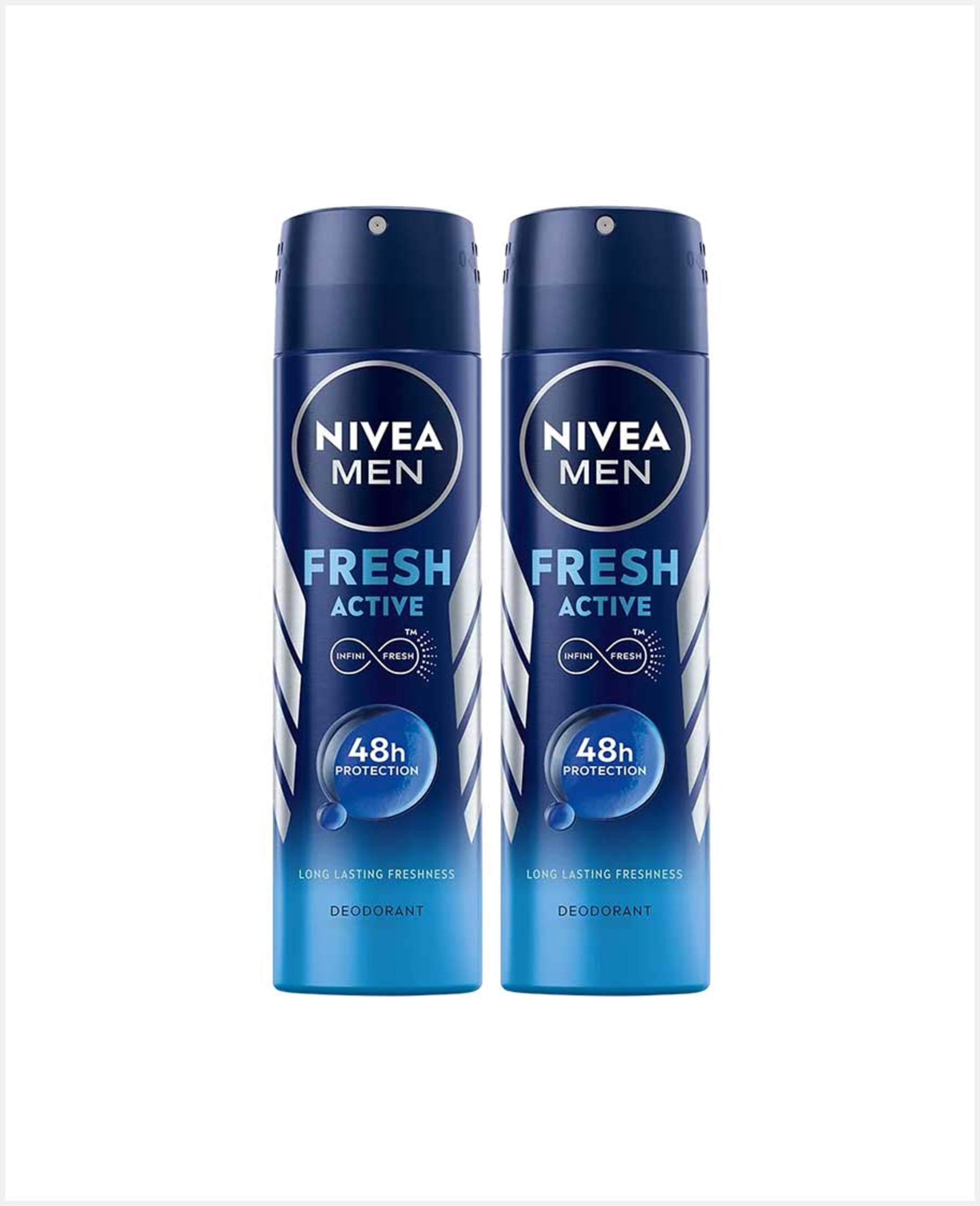 Nivea Deodorant Fresh Spray for Men 2x150ml @13%off
