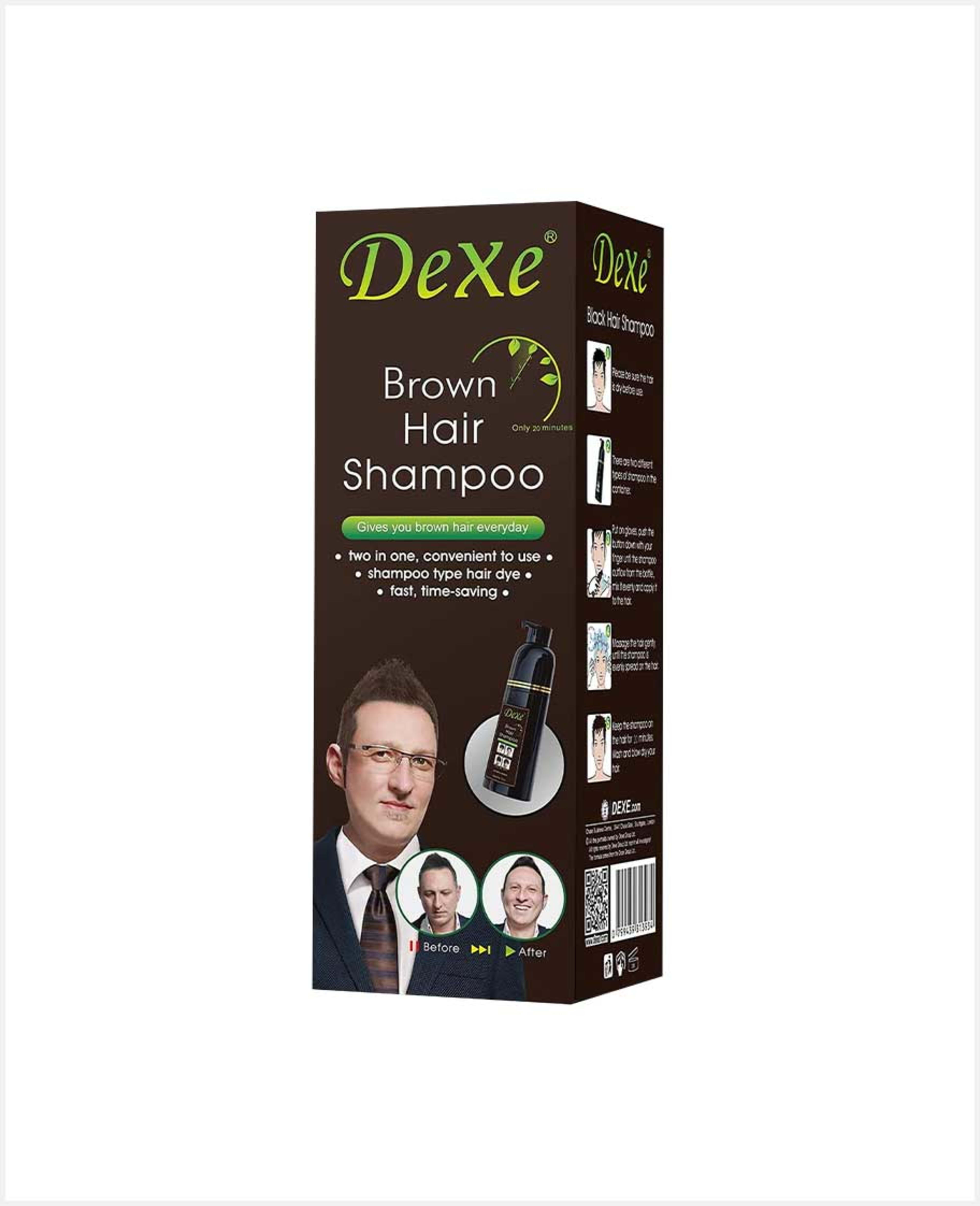 Dexe Brown Hair Shampoo 400ml