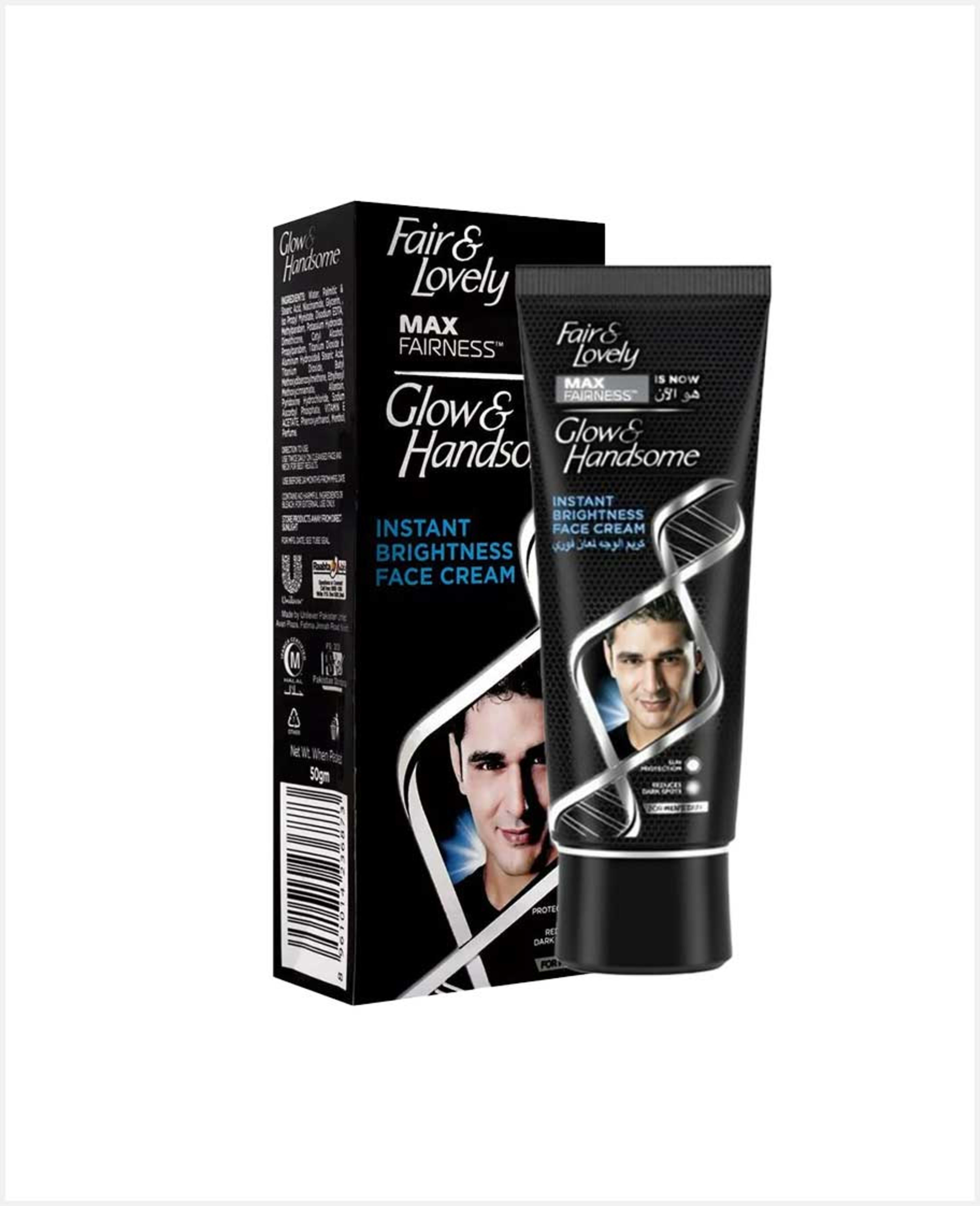 Glow & Handsome Instant Brightness Face Cream 50gm