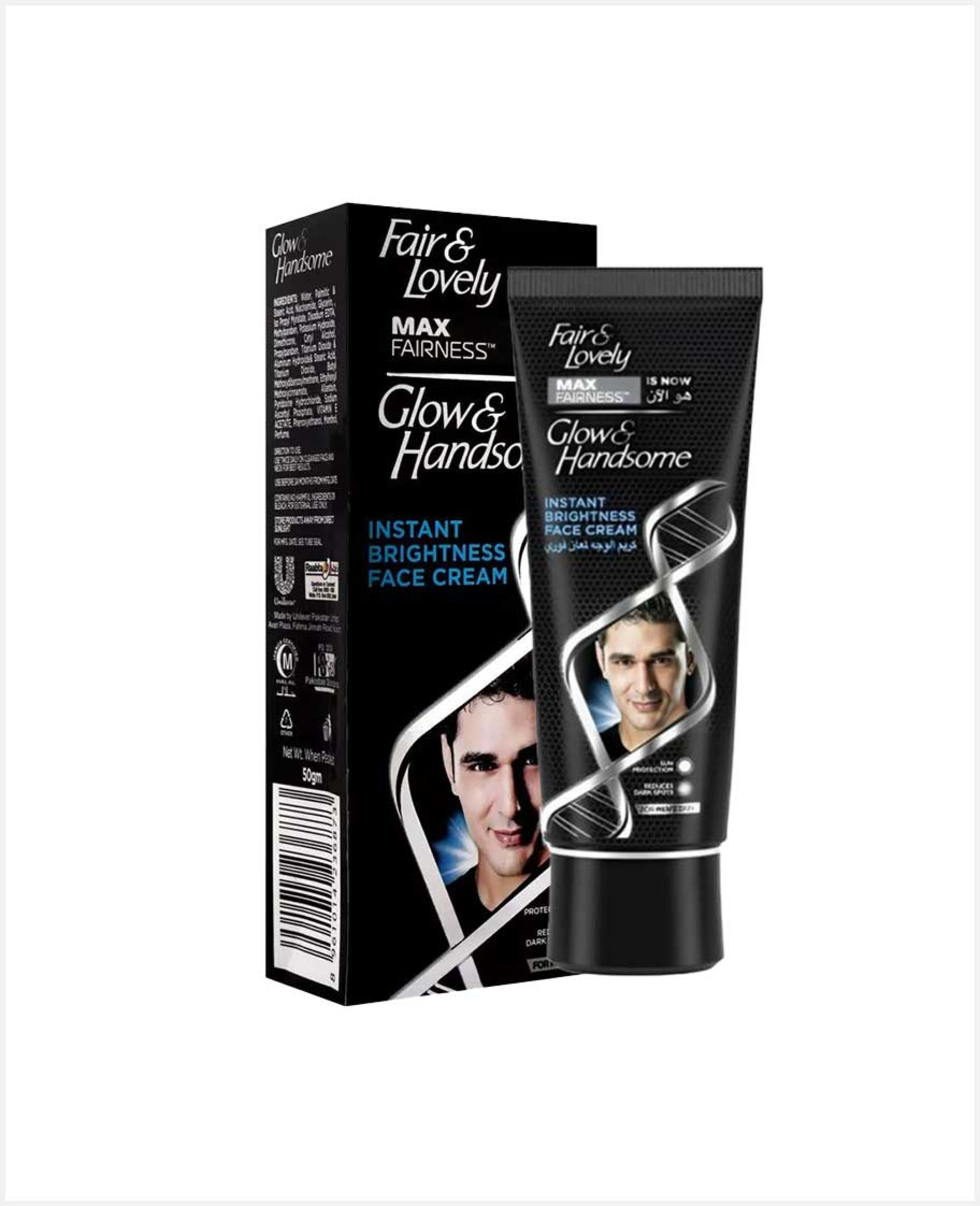 Glow & Handsome Instant Brightness Face Cream 100gm