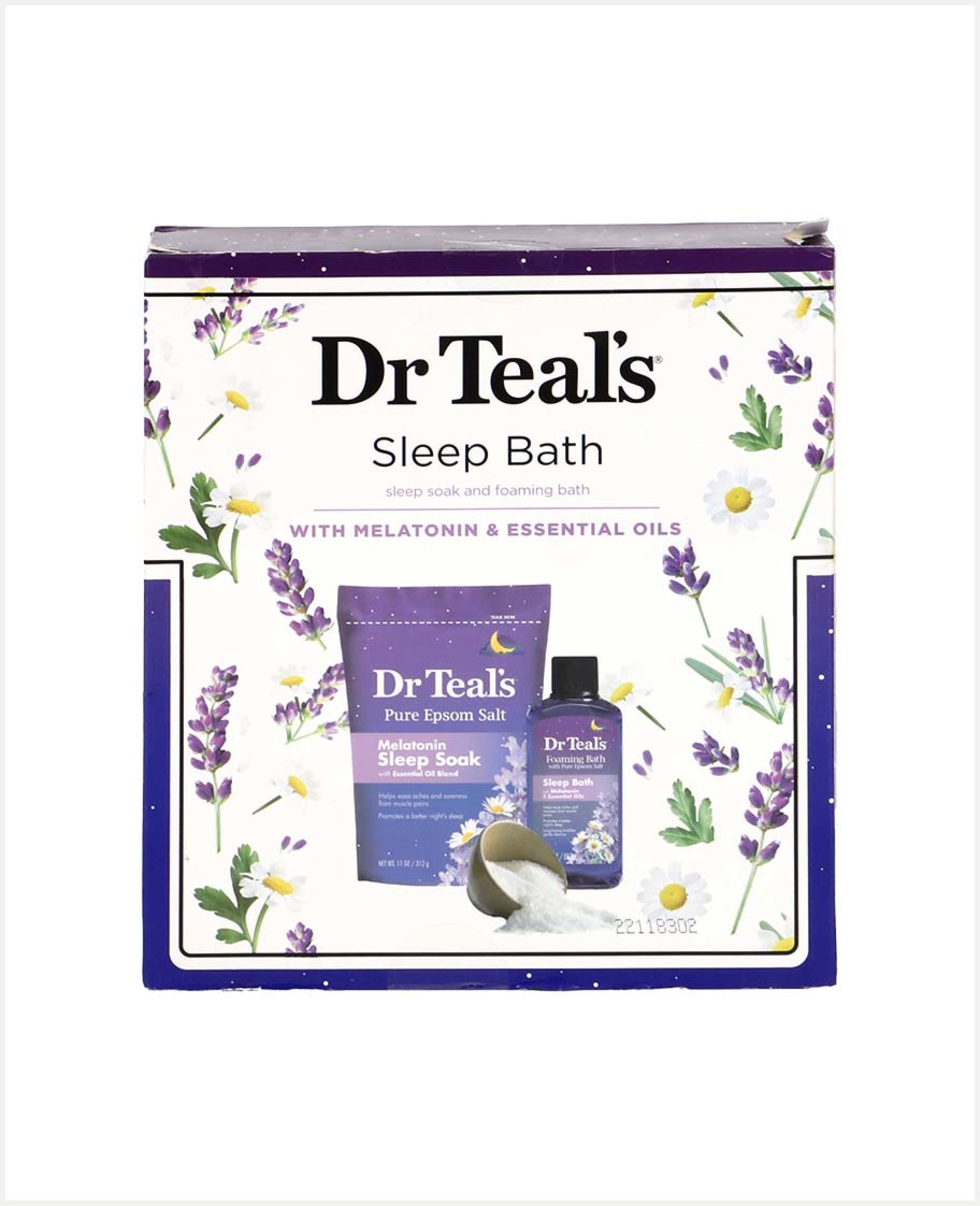 Dr Teal's Sleep Bath Melatonin & Essential Oil Bath & Body Set 2pcs