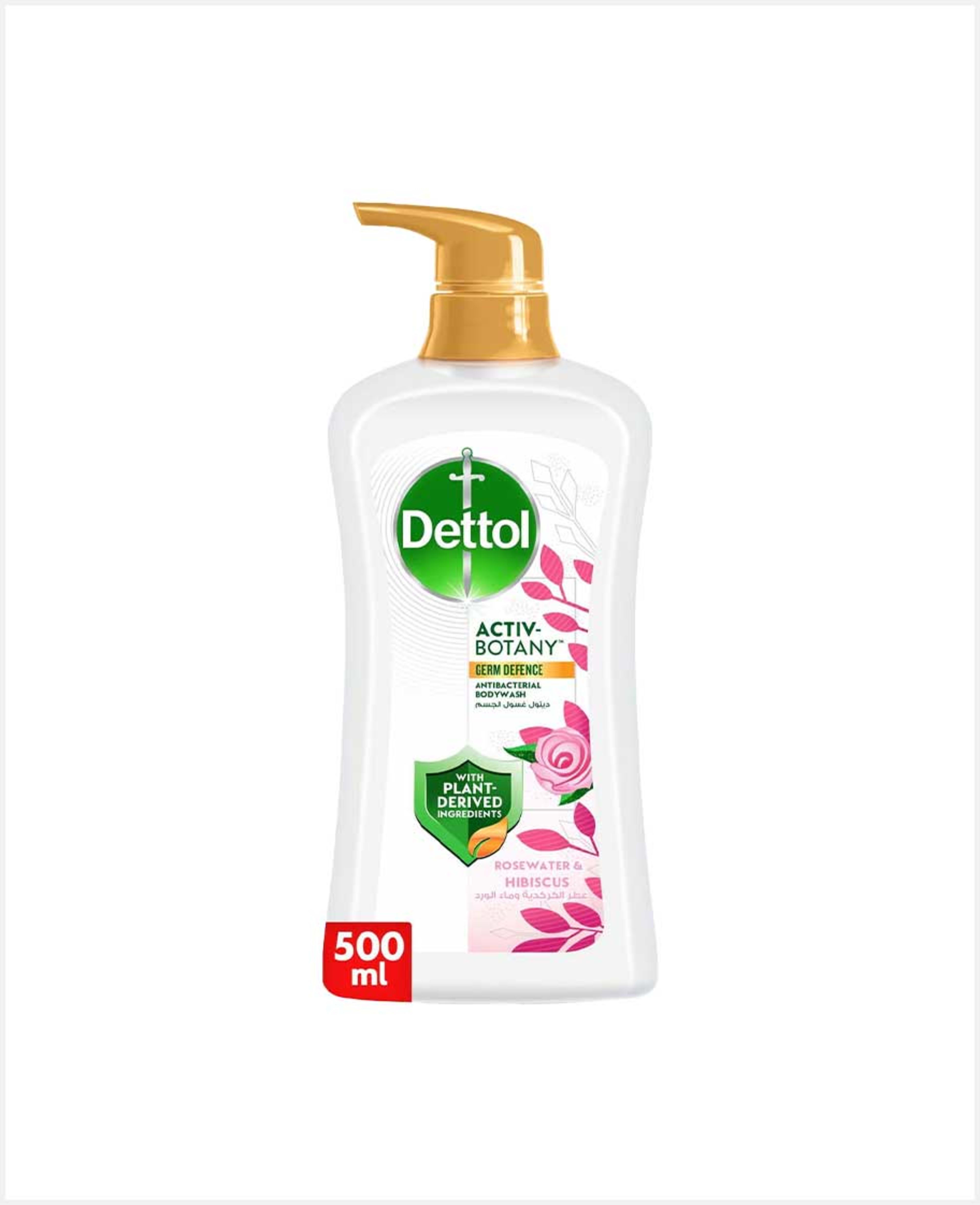 Dettol Activ-botany Shower Gel Hibiscus & Rosewater 500ml