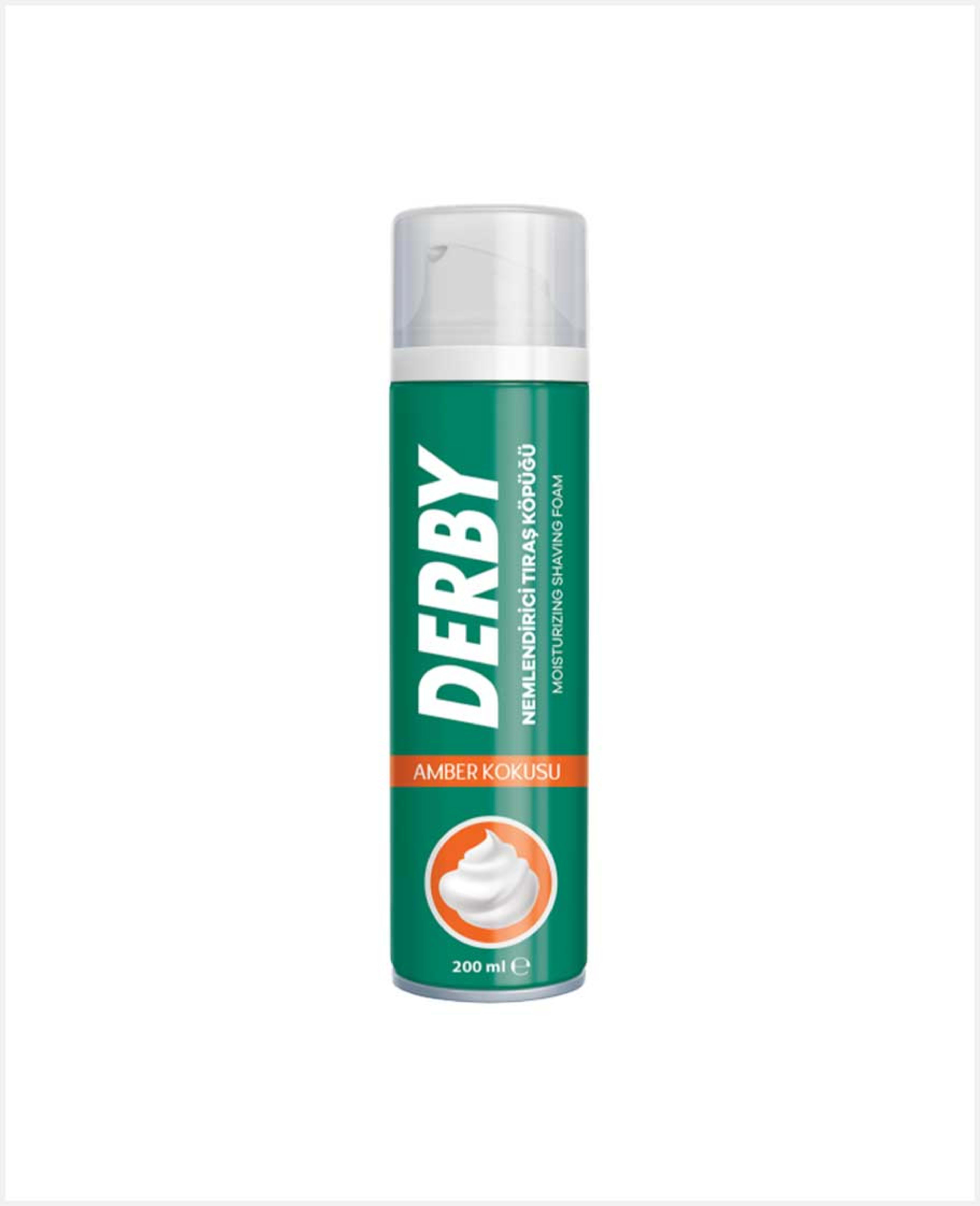 Derby Moisturizing Shaving Foam Amber Scent 200ml