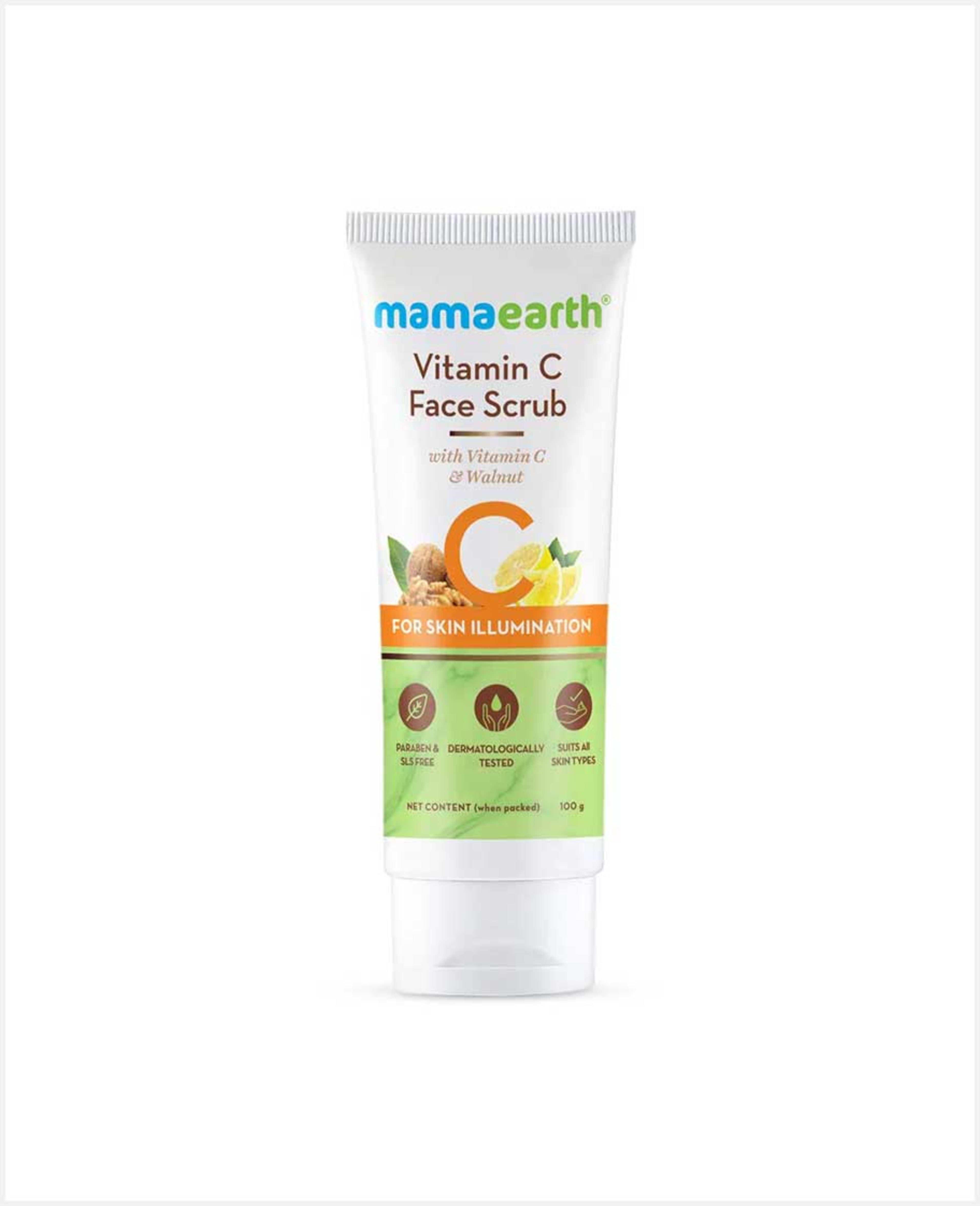 Mamaearth Vitamin C Face Scrub 100gm