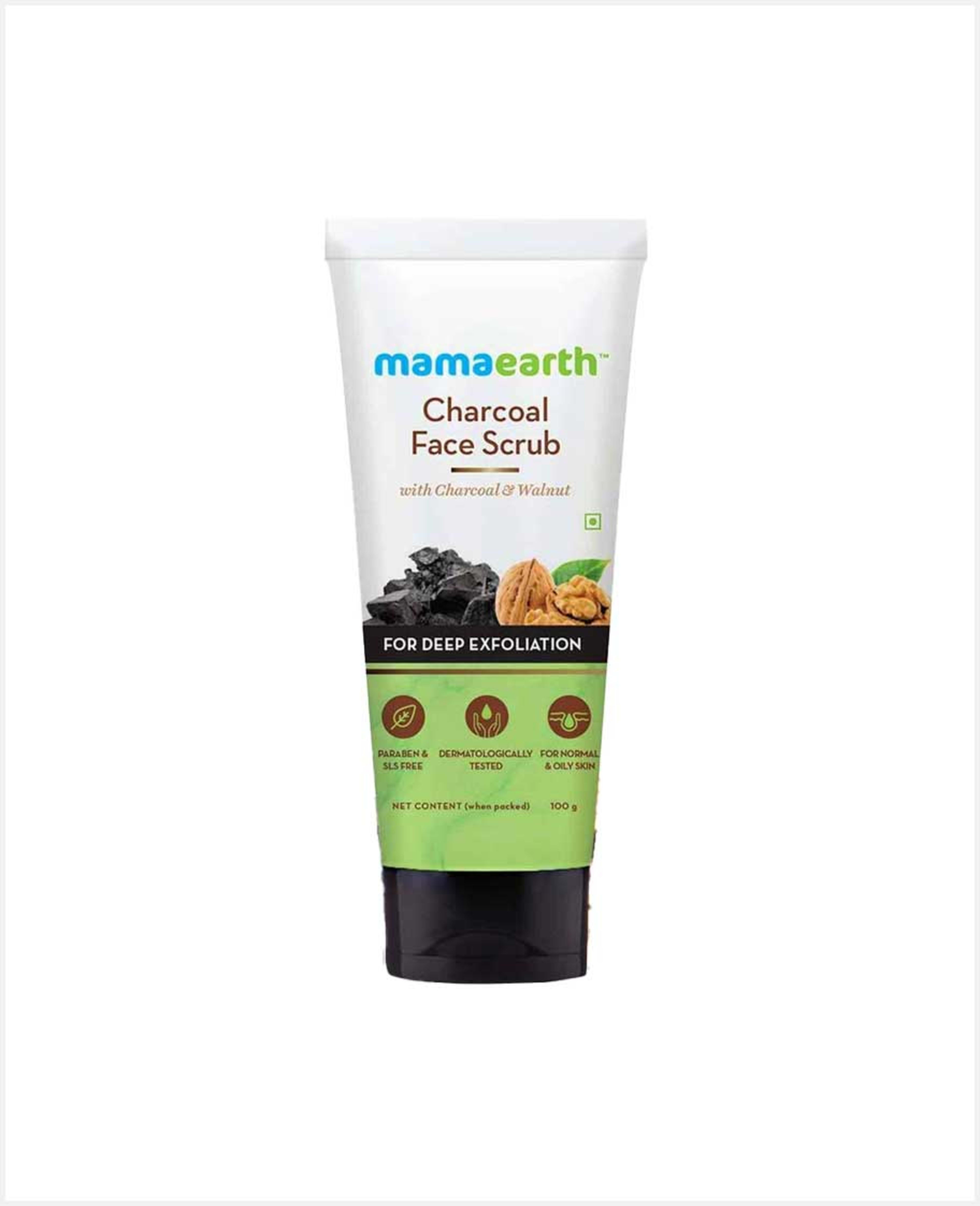 Mamaearth Charcoal Face Scrub 100gm
