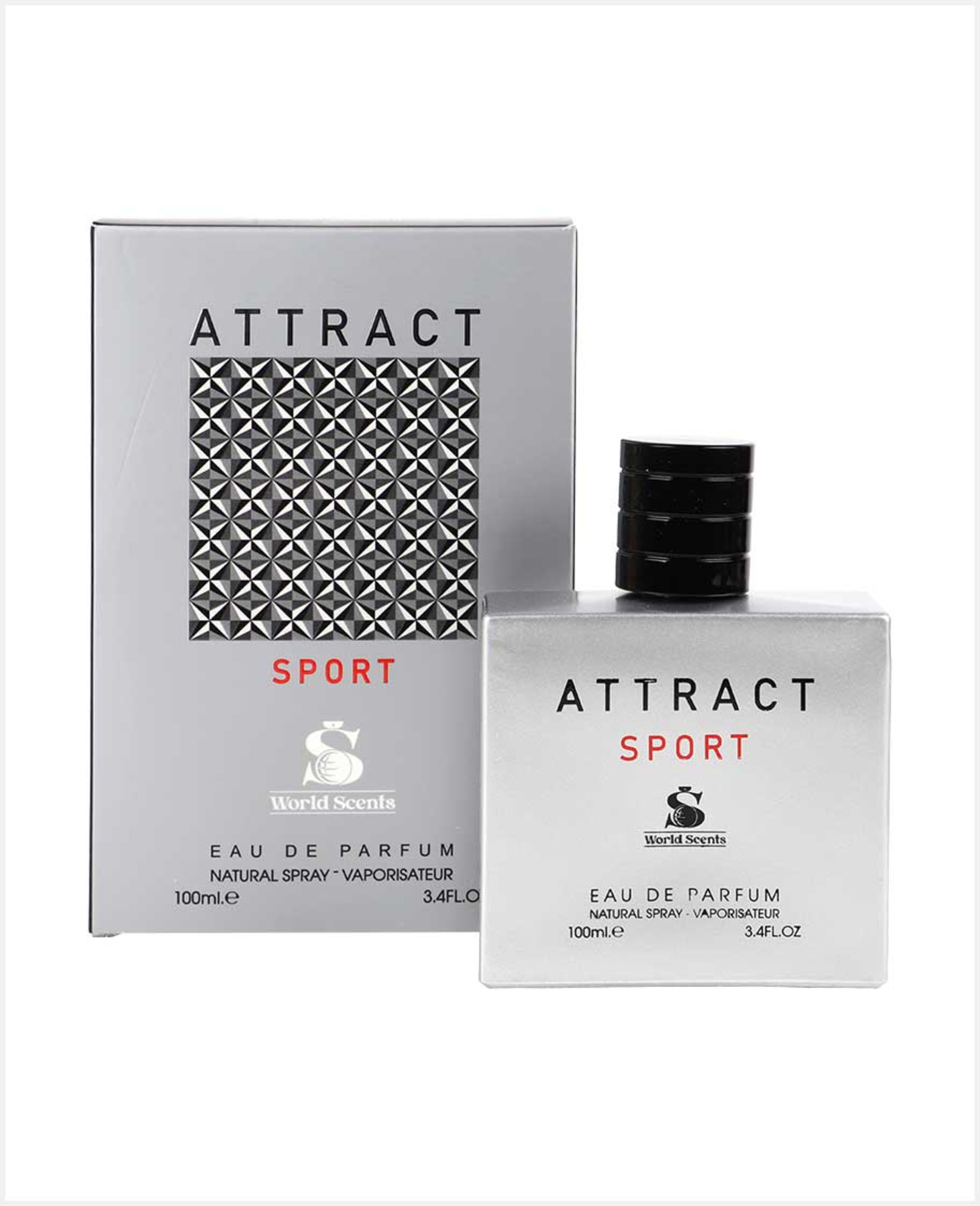 World Scents Attract Sport Eau De Parfum Spray 100ml
