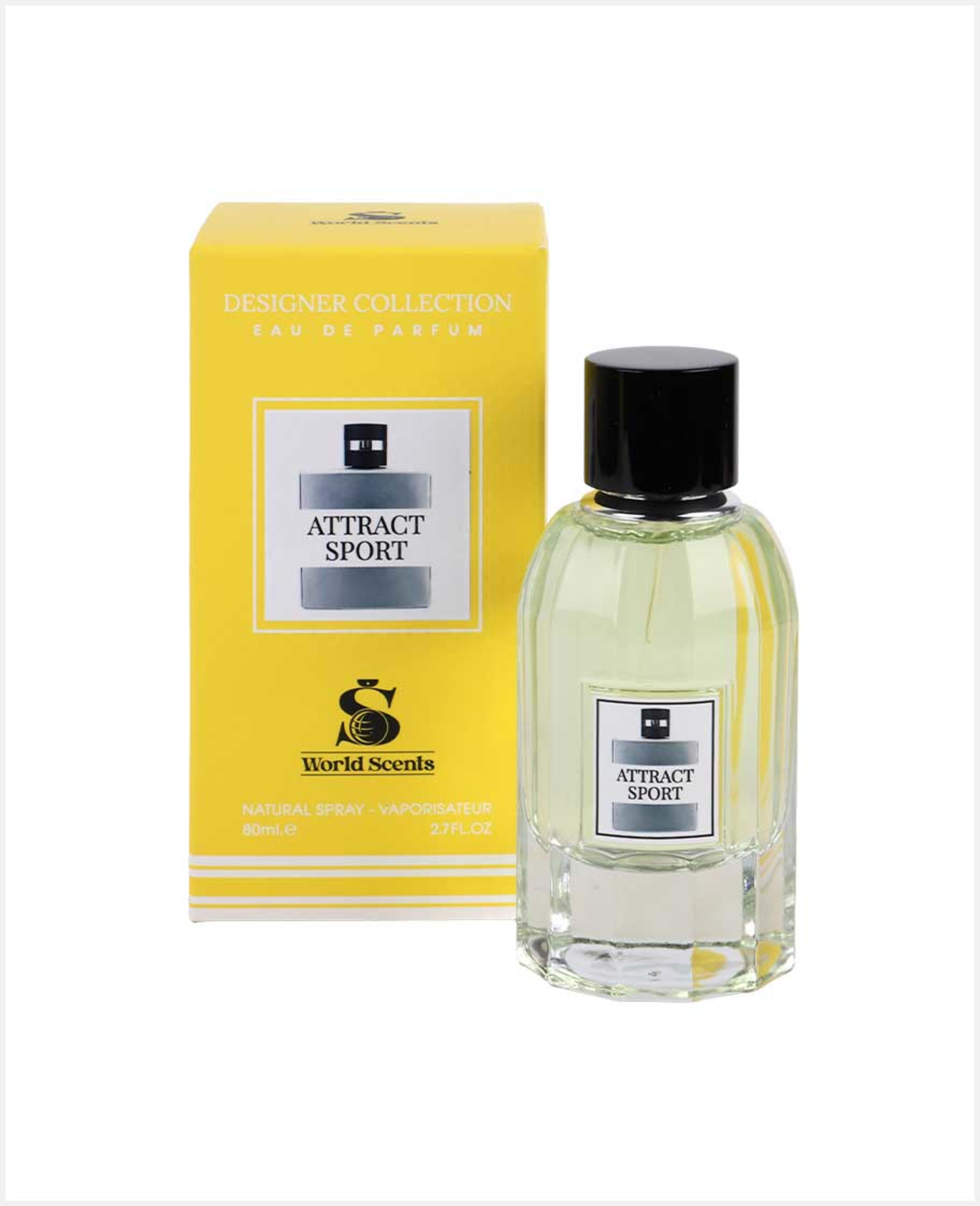 World Scents Attract Sport Eau De Parfum Spray 80ml