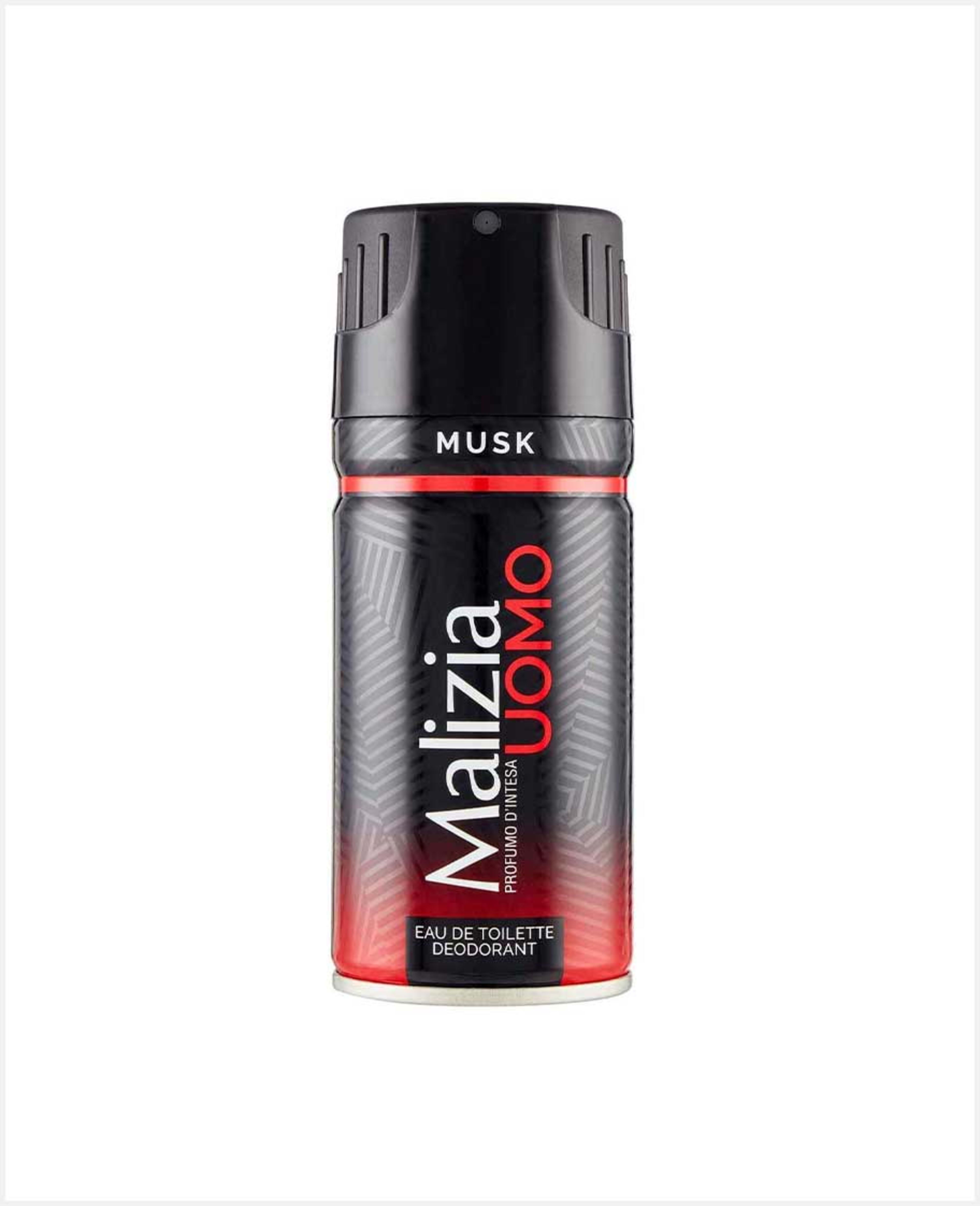 Malizia Uomo Musk Eau De Toilette Deo Spray 150ml