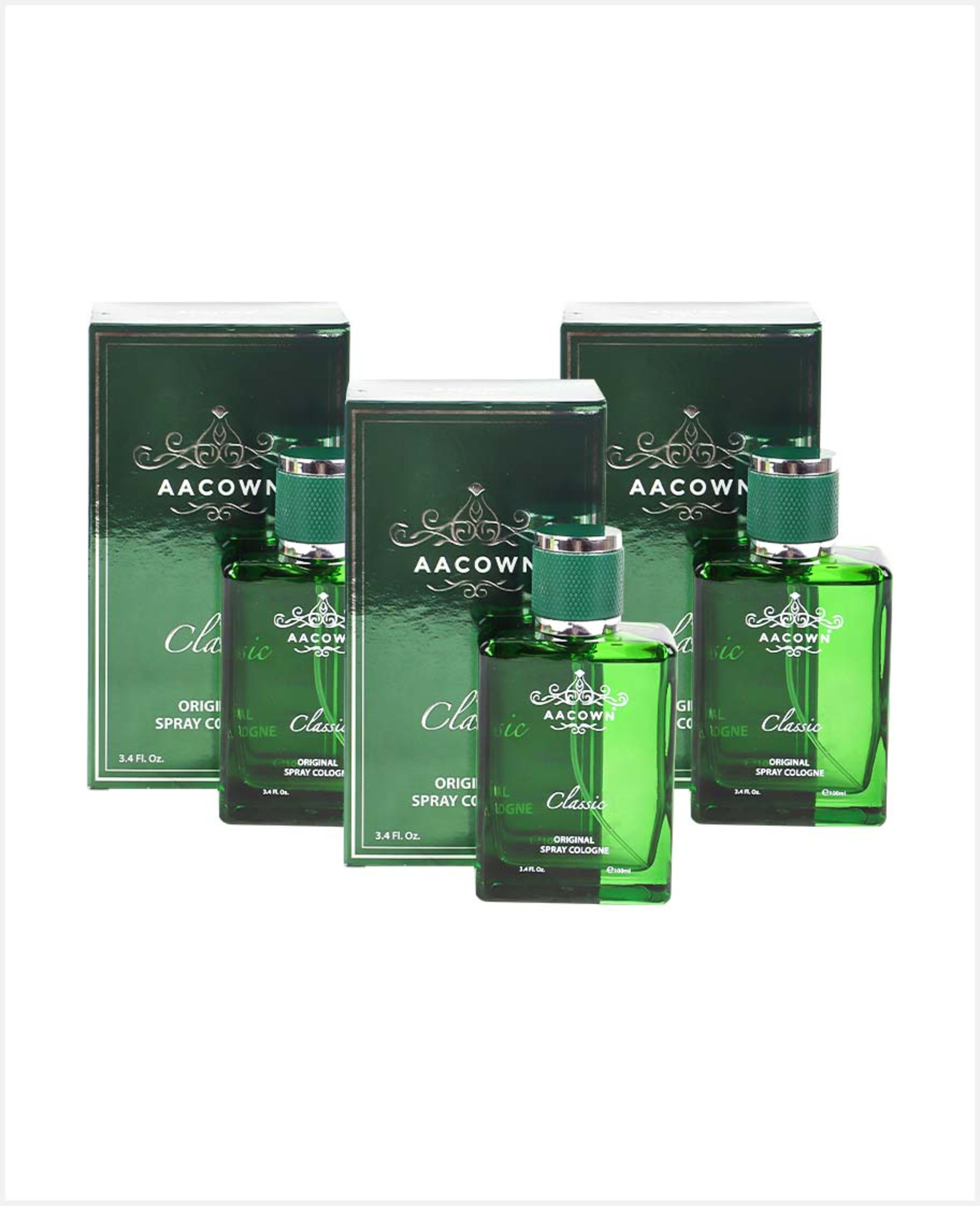 Aacown Classic Original Spray Cologne 3x100ml