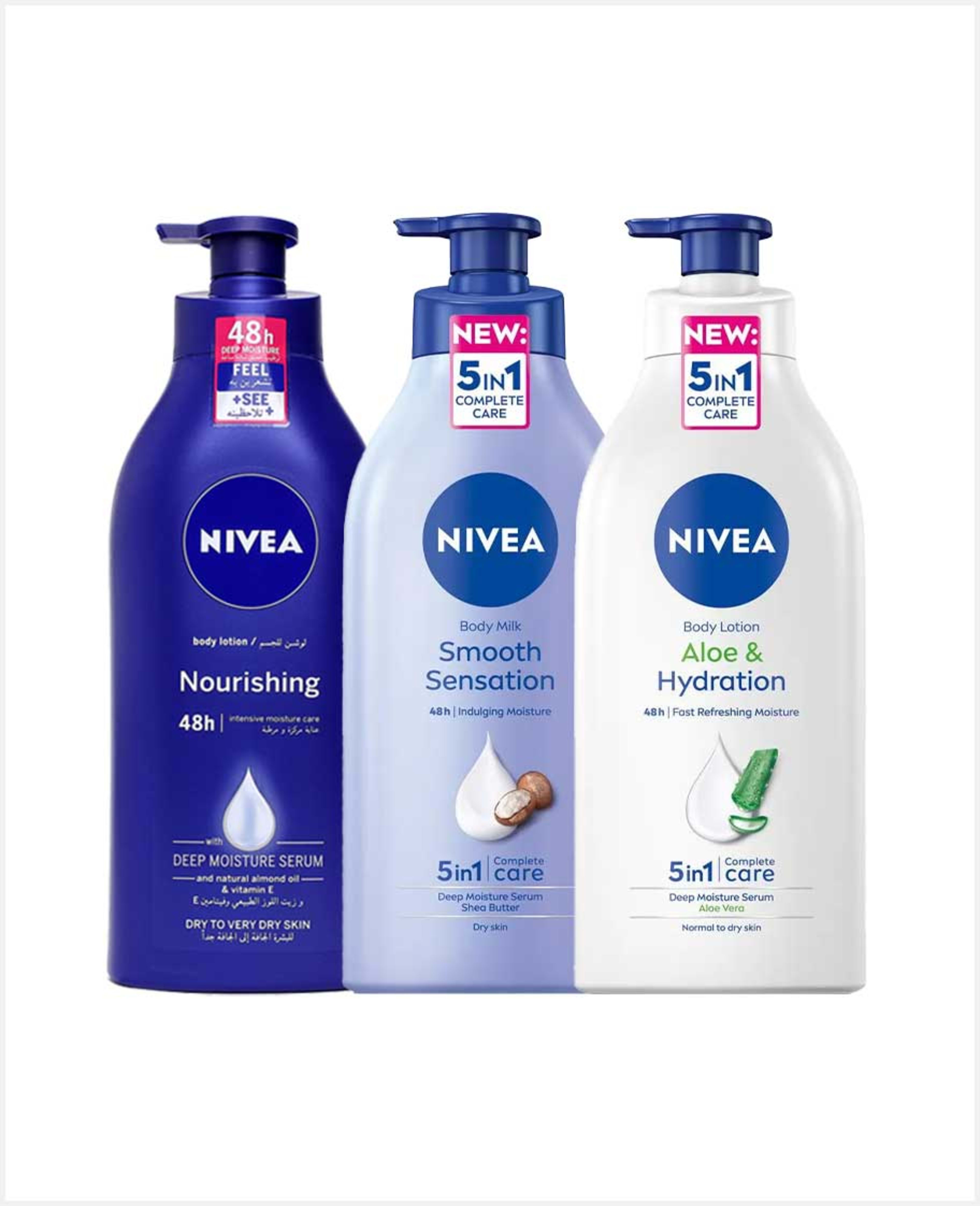 Nivea Body Lotion Assorted 625ml Promo