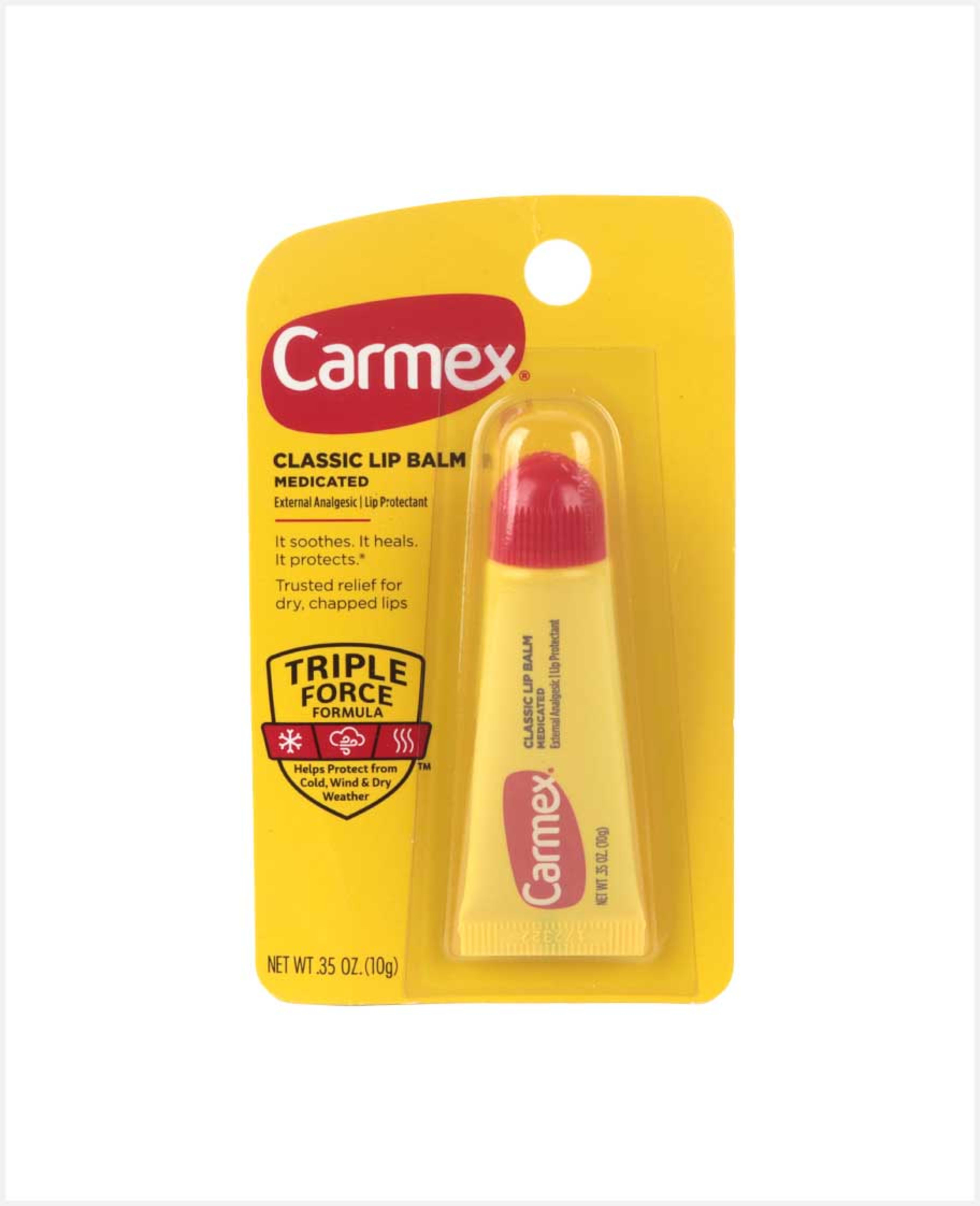 Carmex Classic Lip Balm Medicated External Analgesic 10gm