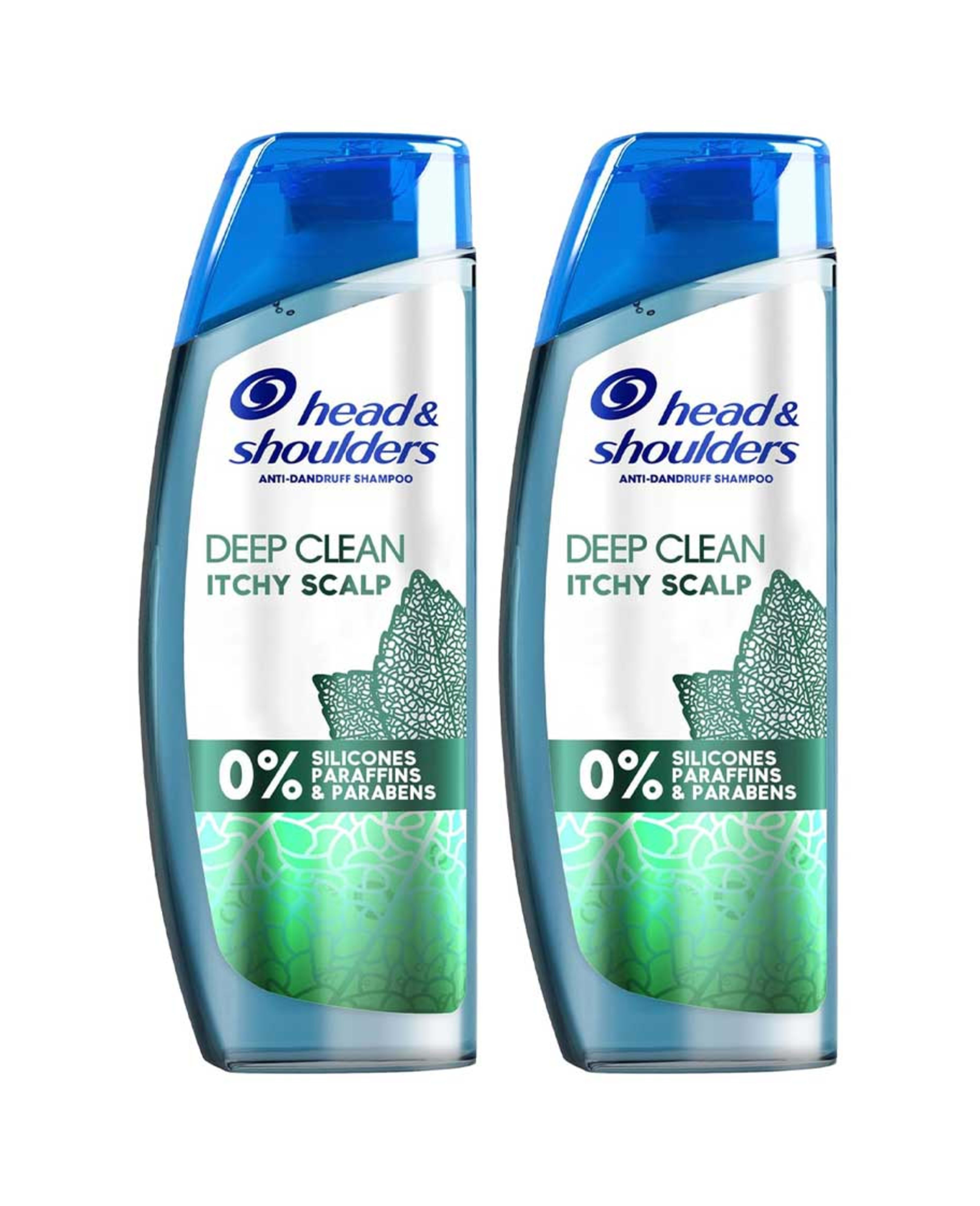 Head & Shoulders Anti Dandruff Shampoo Deep Clean Severe Itchy Scalp Peppermint 2x400ml Promo