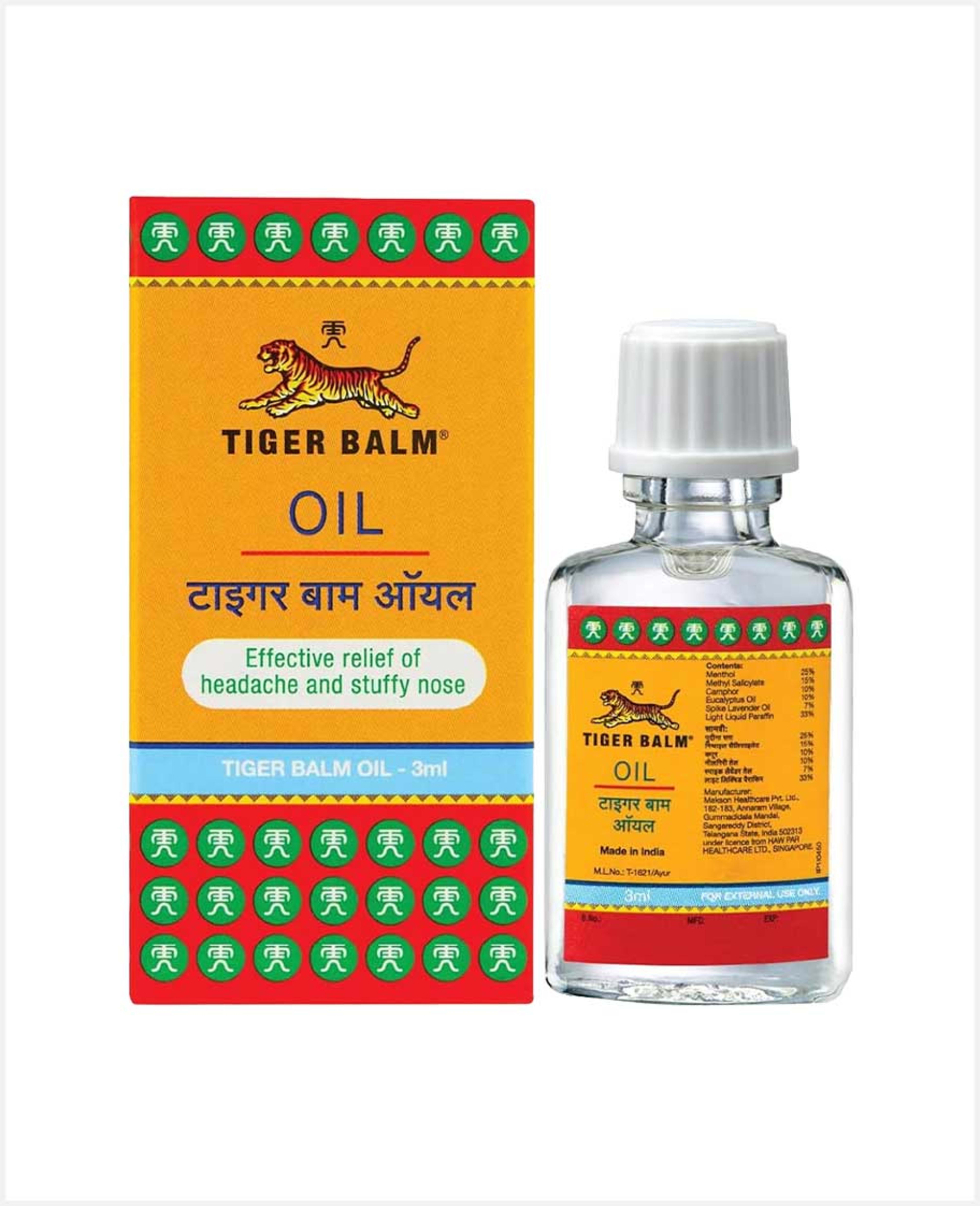 Tiger Balm Oil 12x3ml Promo