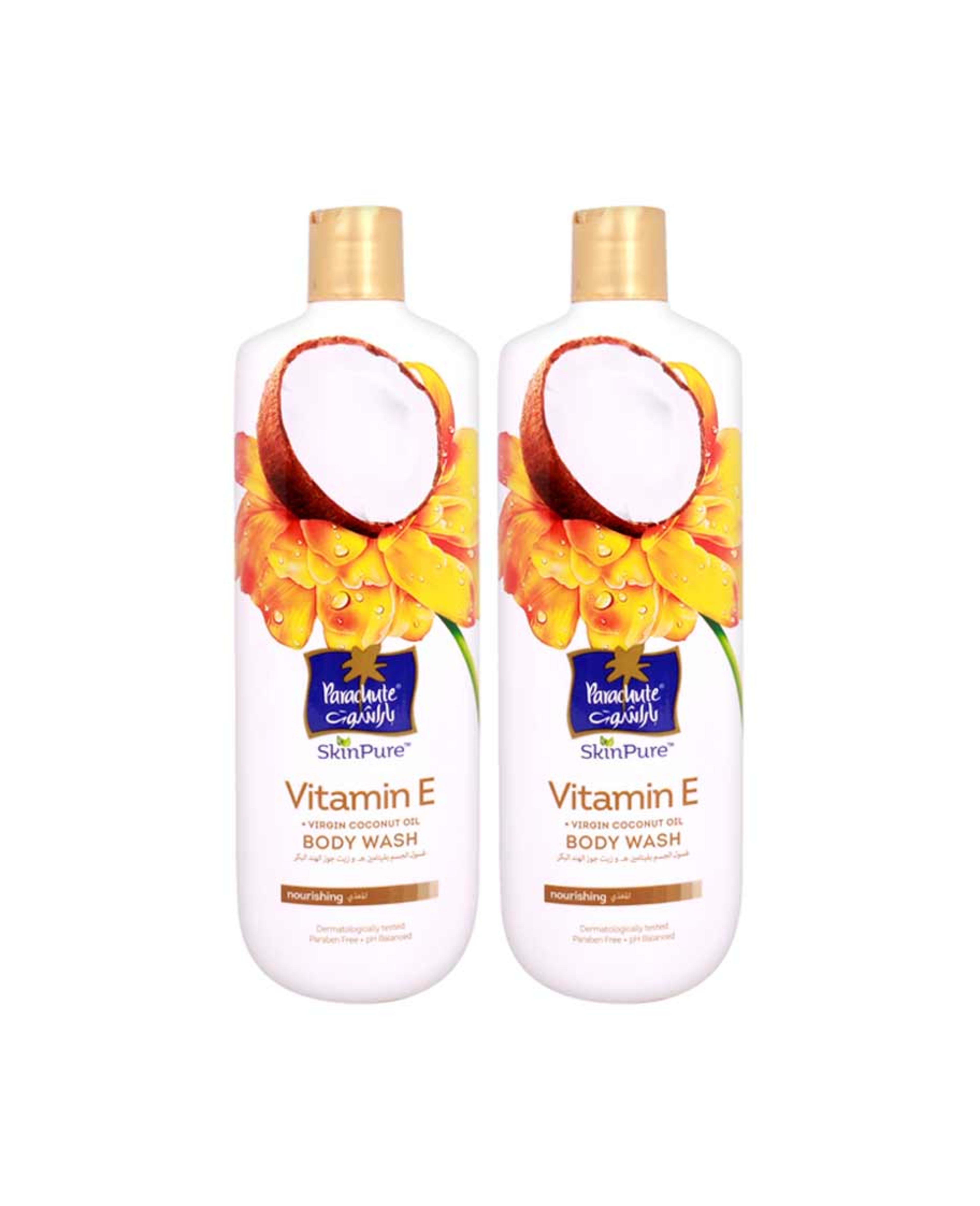 Parachute Skinpure Vitamin E Nourishing Body Wash 2x400ml