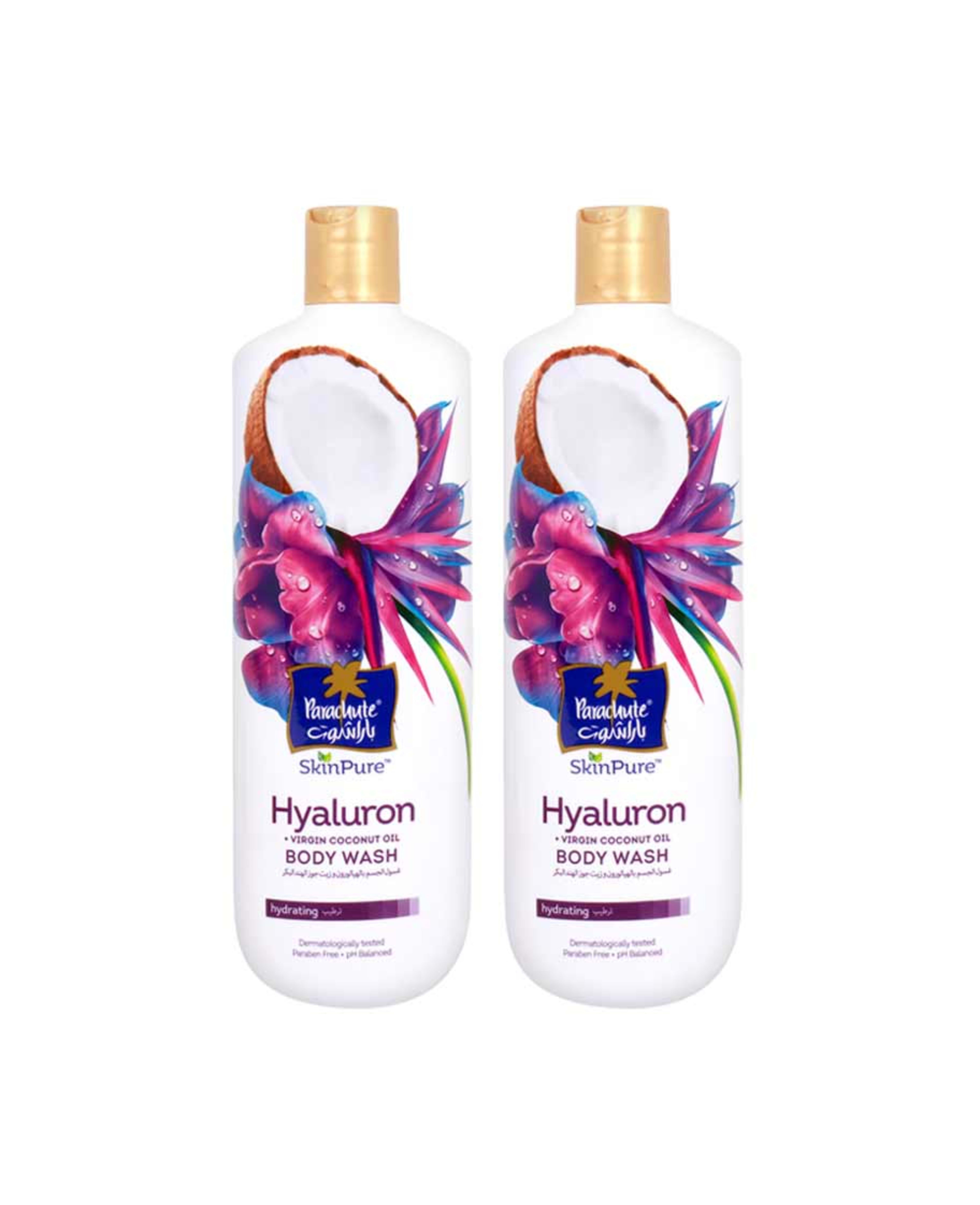 Parachute Skinpure Hyaluron Hydrating Body Wash 2x400ml