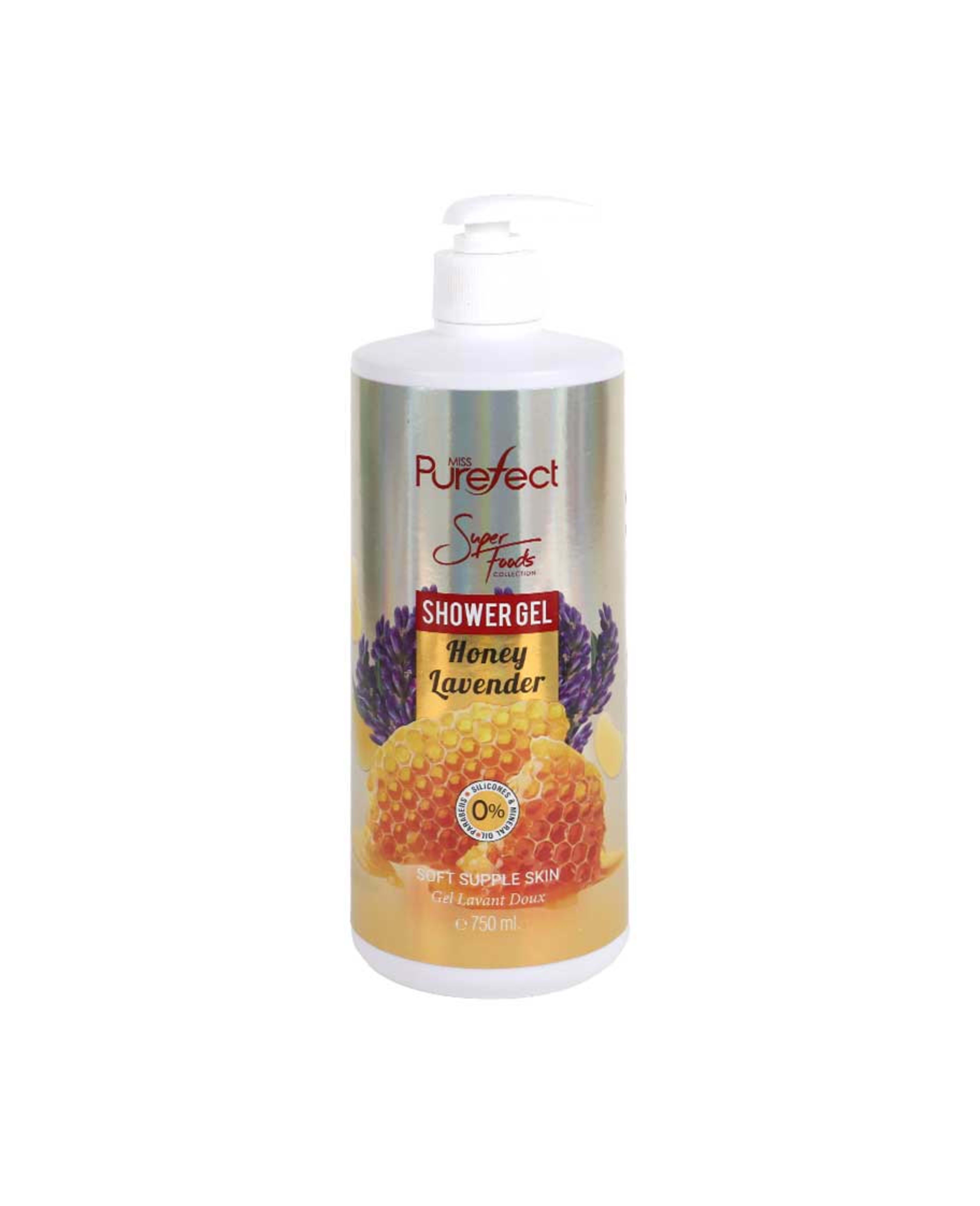 Miss Purefect Honey Lavender Shower Gel 750ml