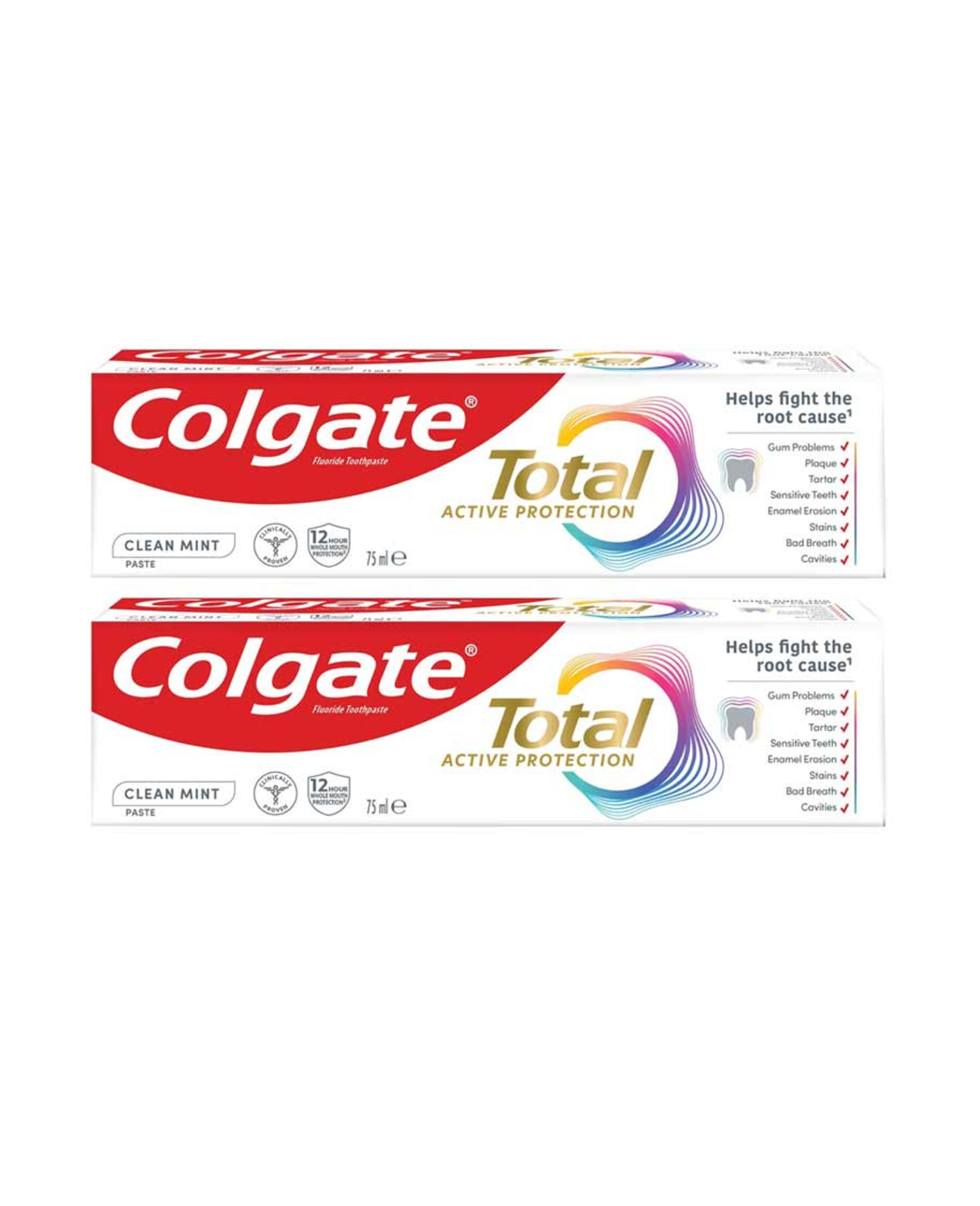 Colgate Total Active Protection Clean Mint 2x75ml