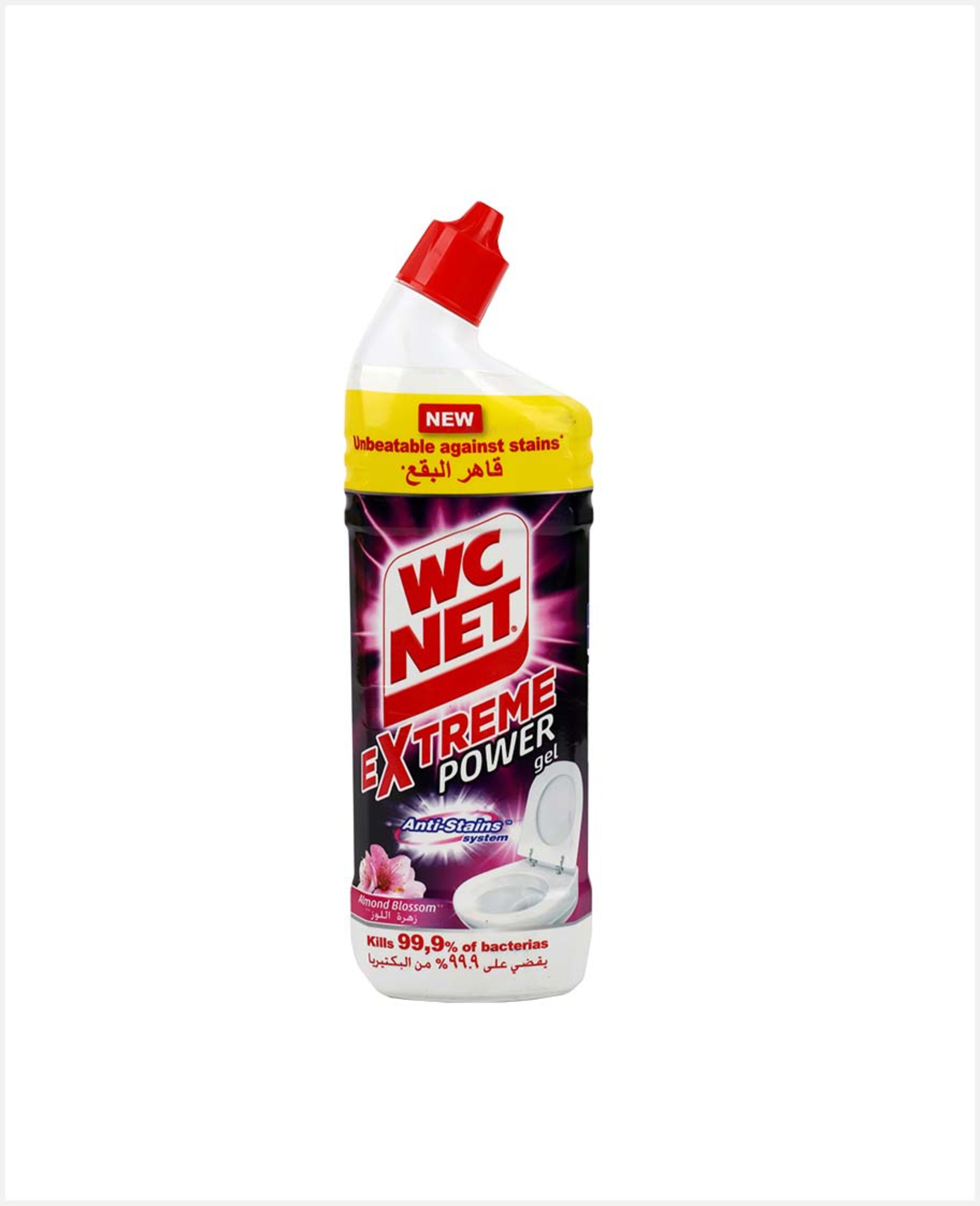 Wc Net Extreme Power Gel Toilet Cleaner Almond Blossom 750ml