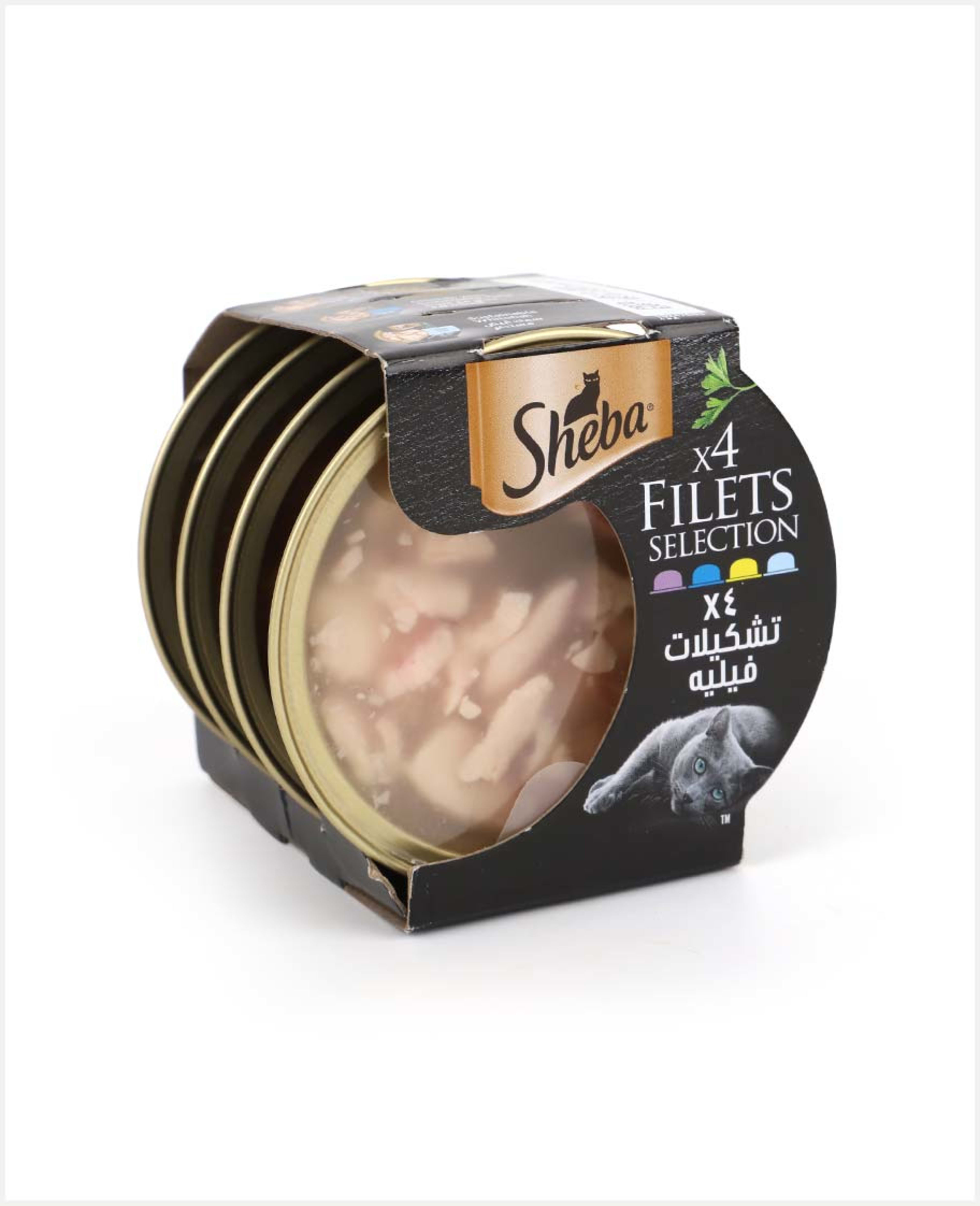 Sheba X4 Filets Selection 4x60gm