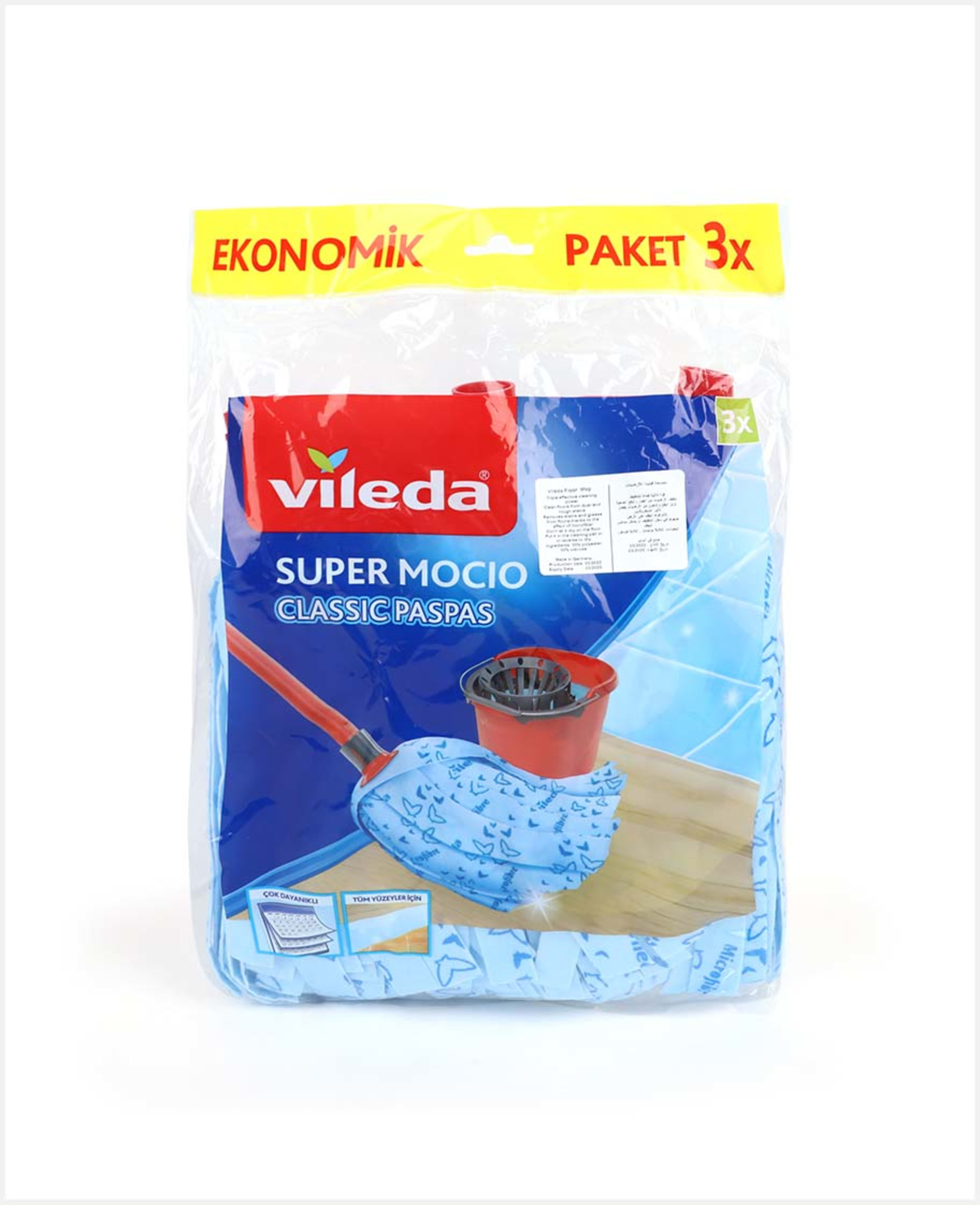 Vileda Supermocio Classic Paspas (mop) 3pcs
