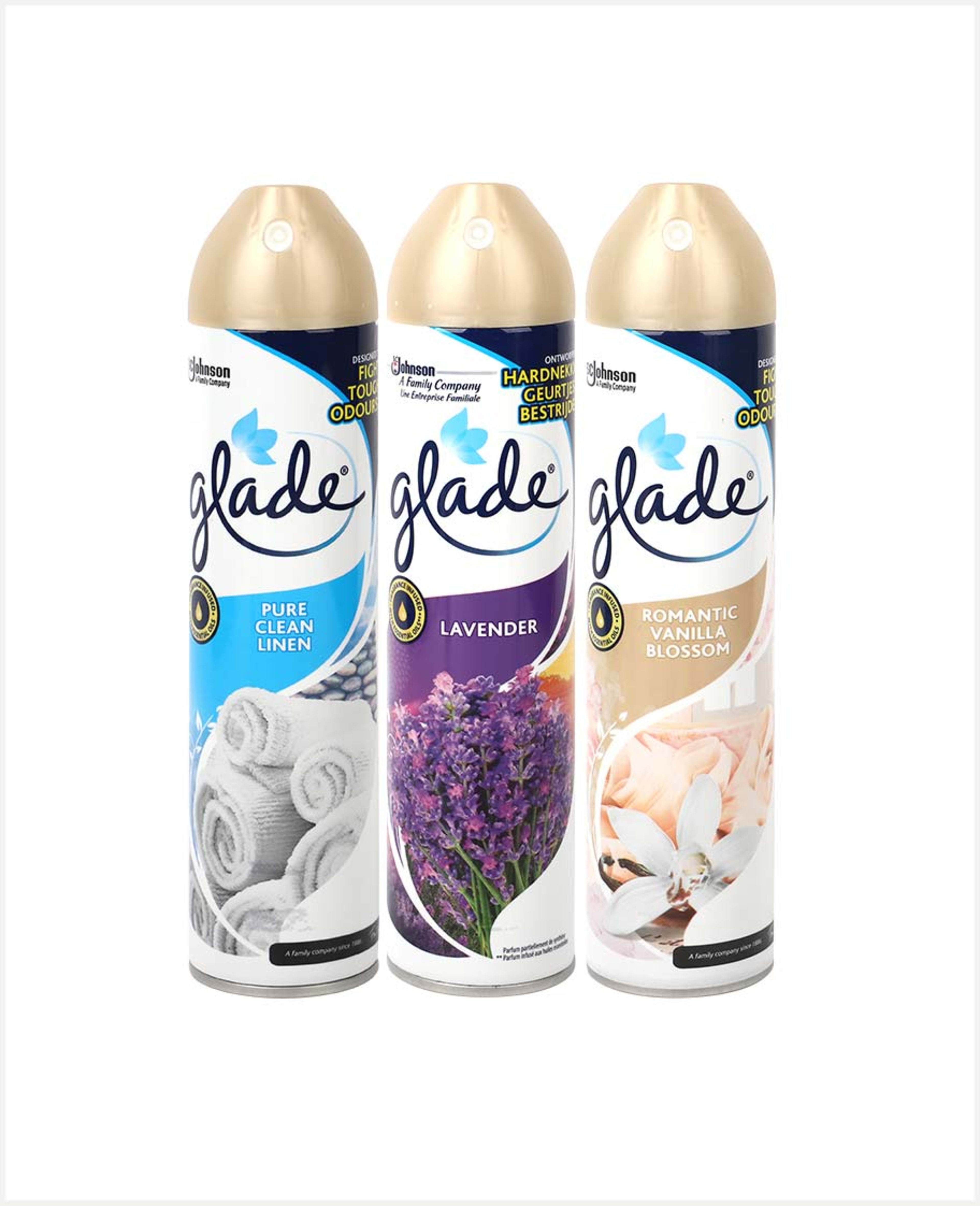 Glade Aerosol Spray Bali Sandalwood & Jasmine 300ml 2+1free