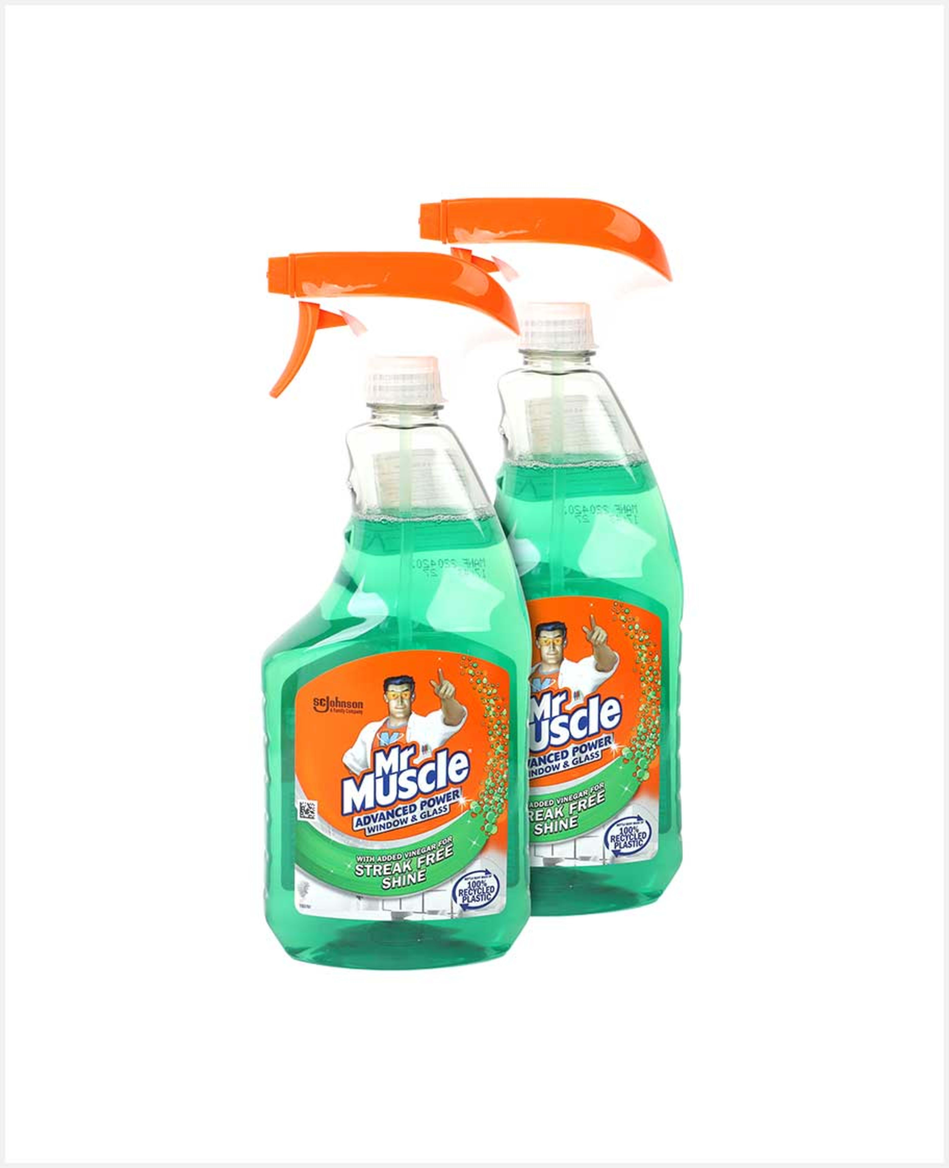 Mr Muscle Advanced Power Window&glas Cleaner 2x750ml @25%off