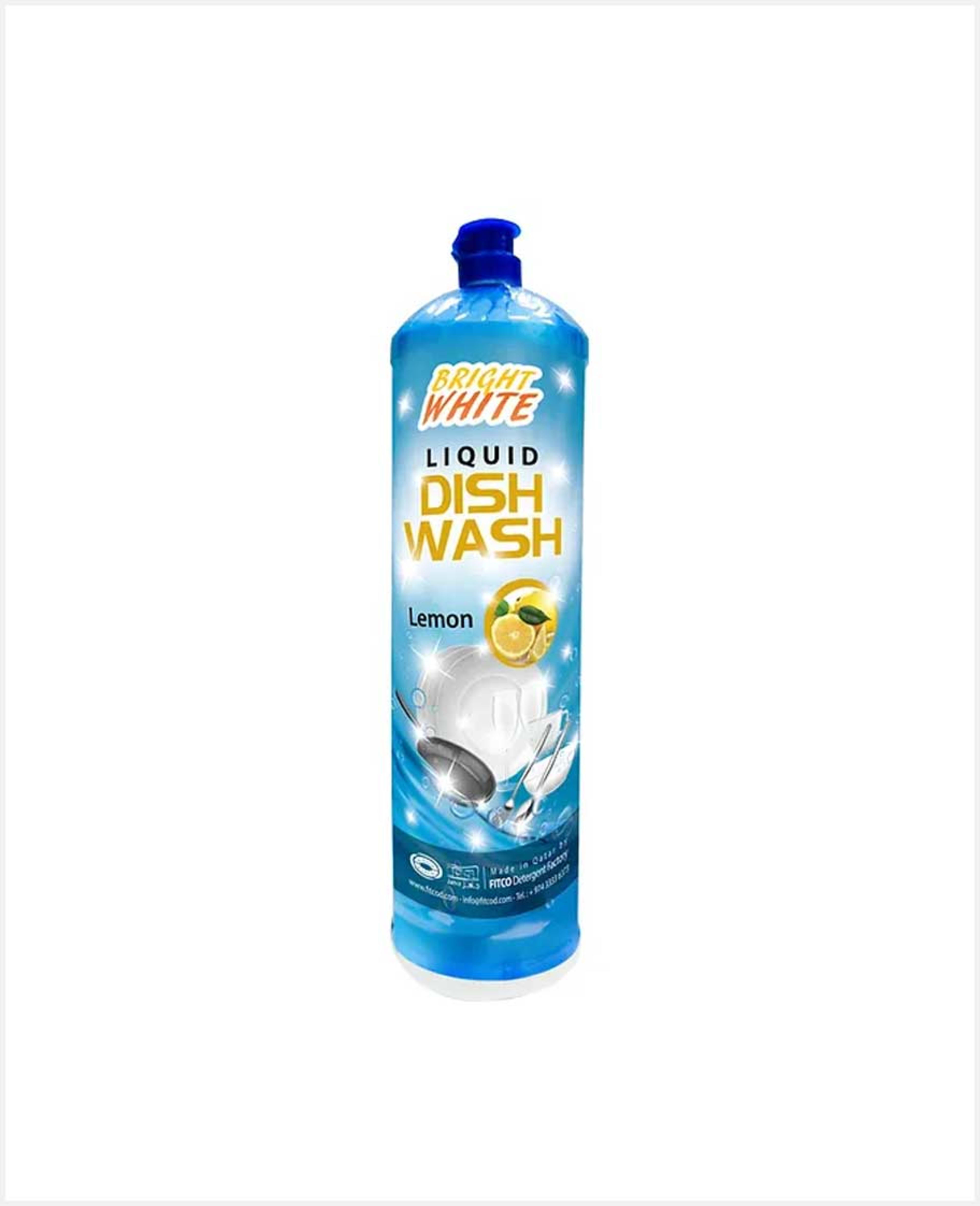 Bright White Liquid Dishwash Cel Lemon 1ltr