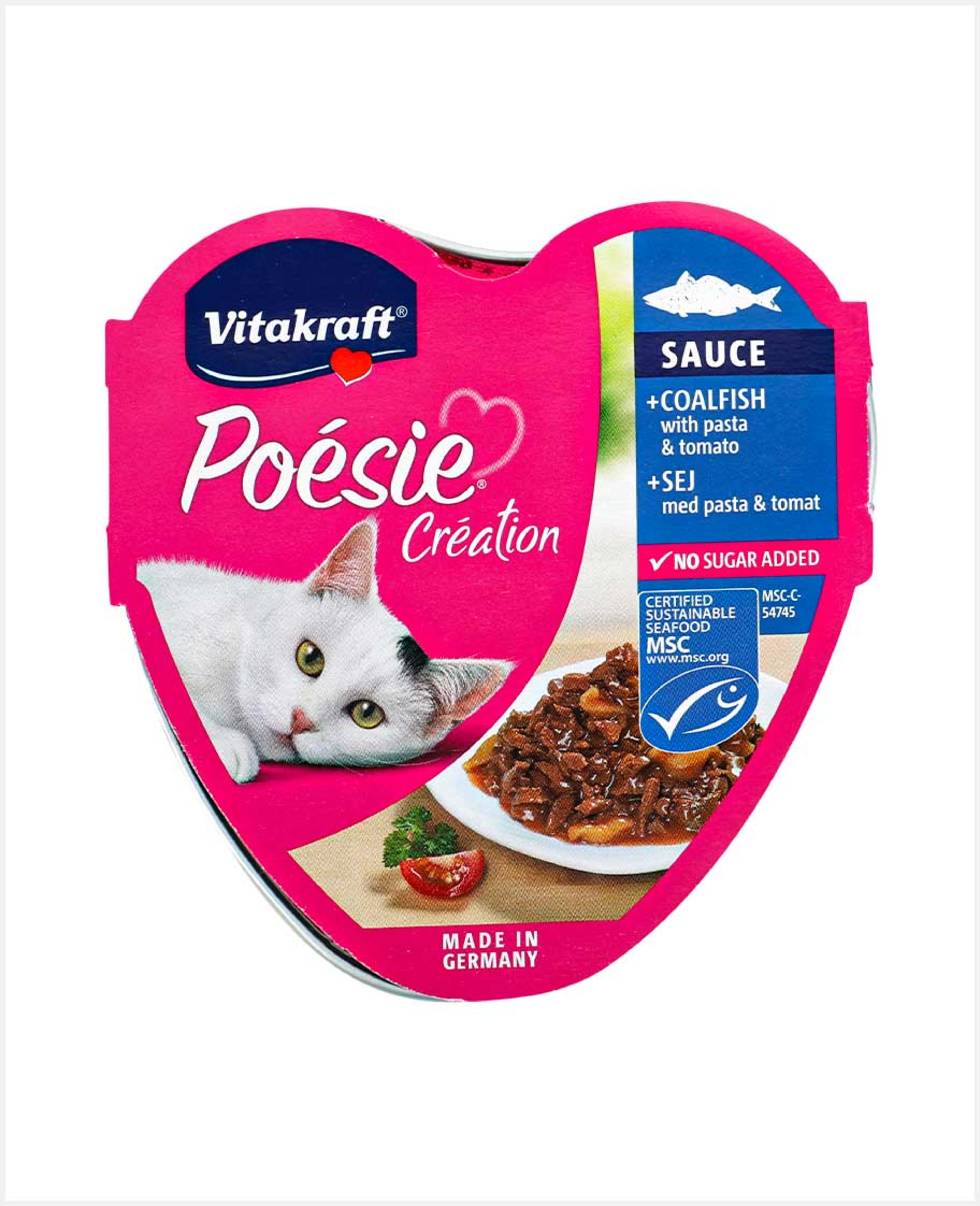 Vitakraft Poesie Coalfish with Pasta and Tomato 85gm
