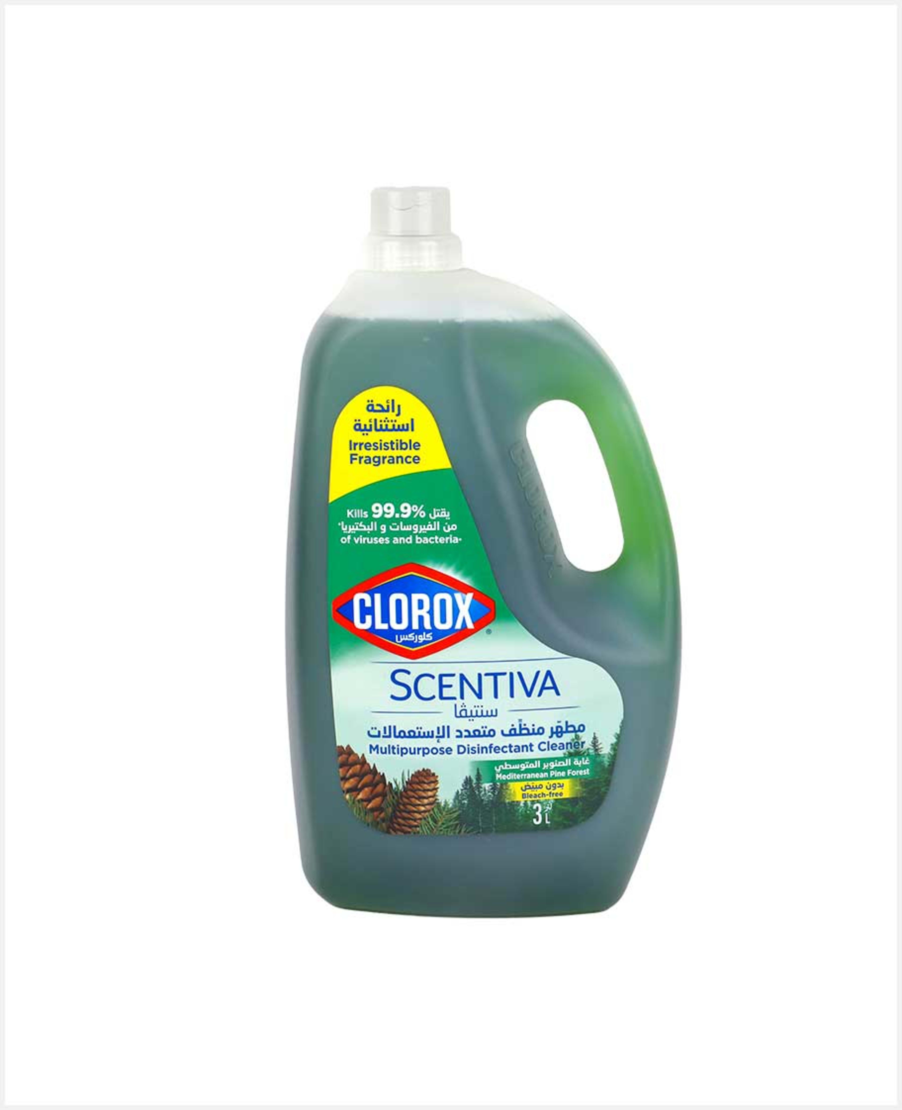 Clorox Scentiva Meditr Pine Multipurpose Disinfect Cleanr 3l