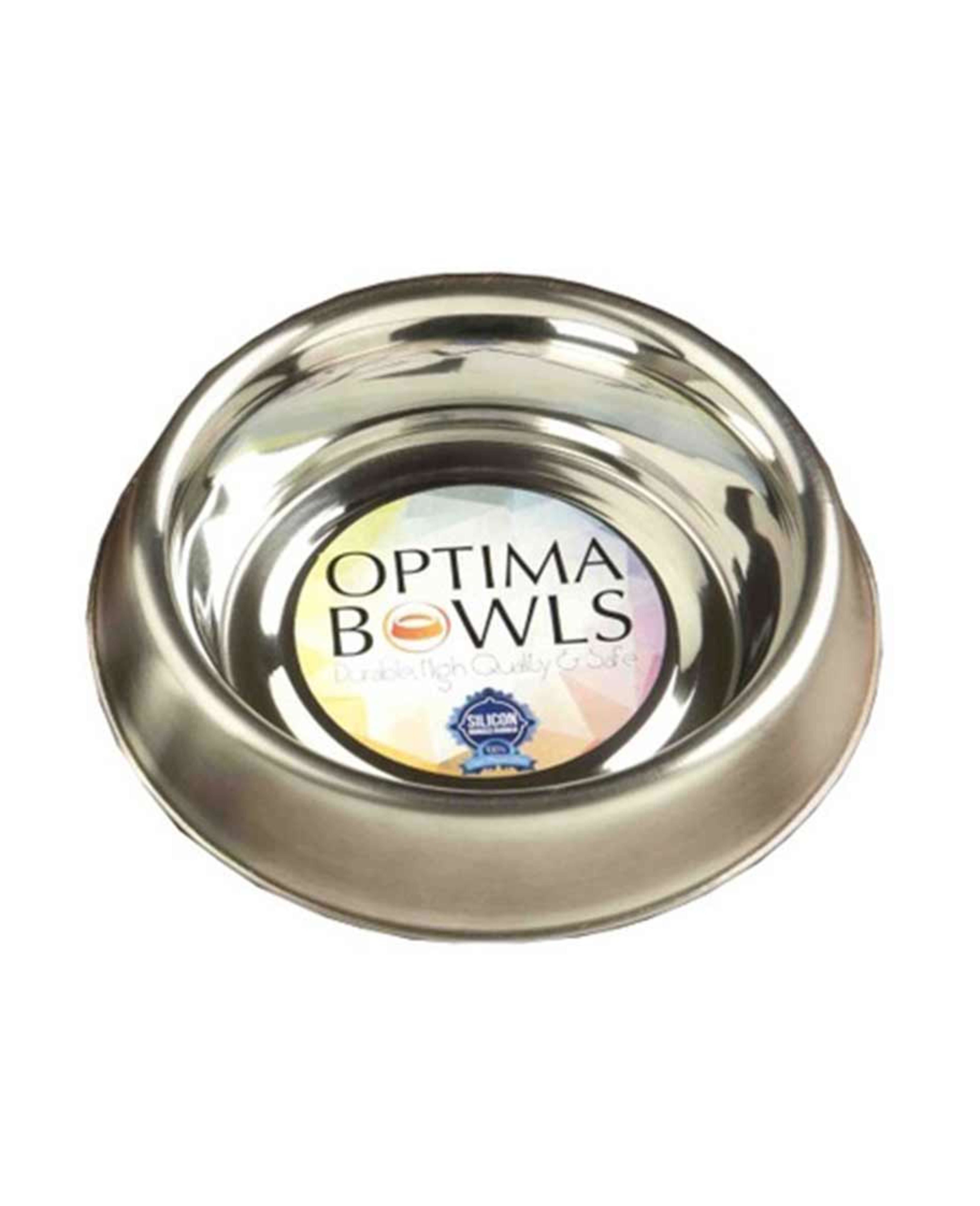 Optima Bowls Anti Slip Classic Platinum Pet Bowl Ob-1503
