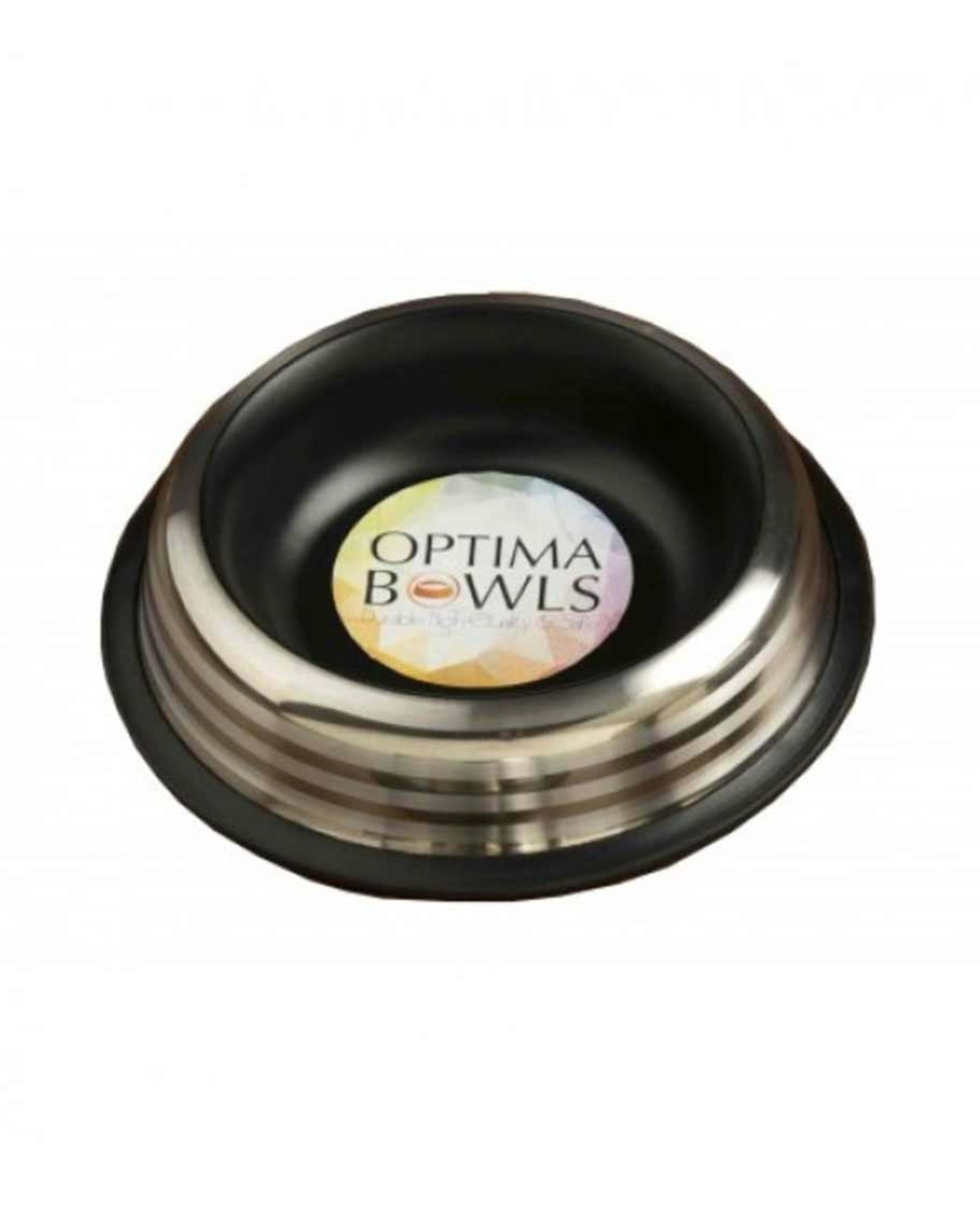 Optima Bowls Lined Platinum Pet Bowl Charcoal Ob-1522-cf