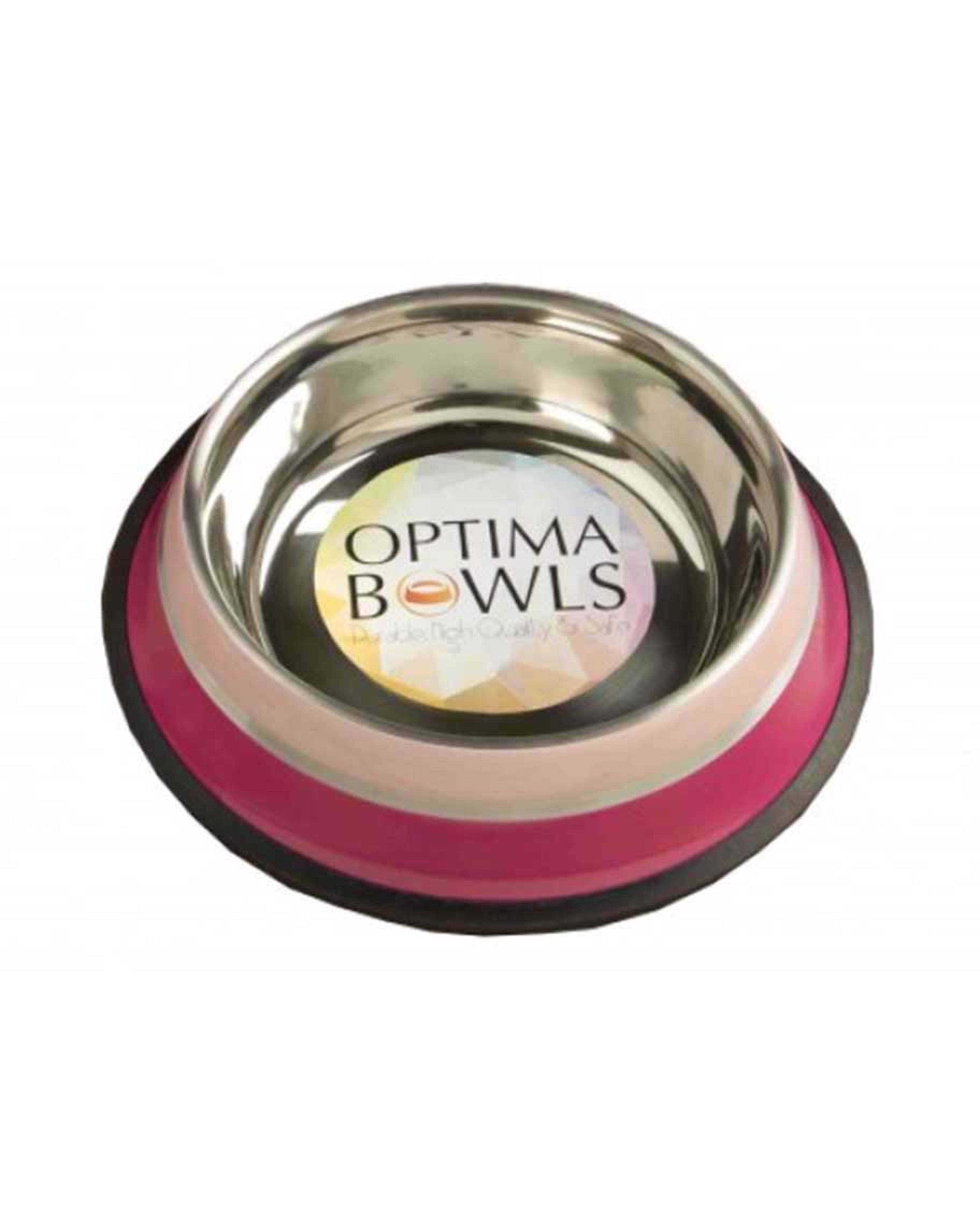 Optima Bowls No Slip Platinum Pet Bowl Magenta Ob-1505-dc