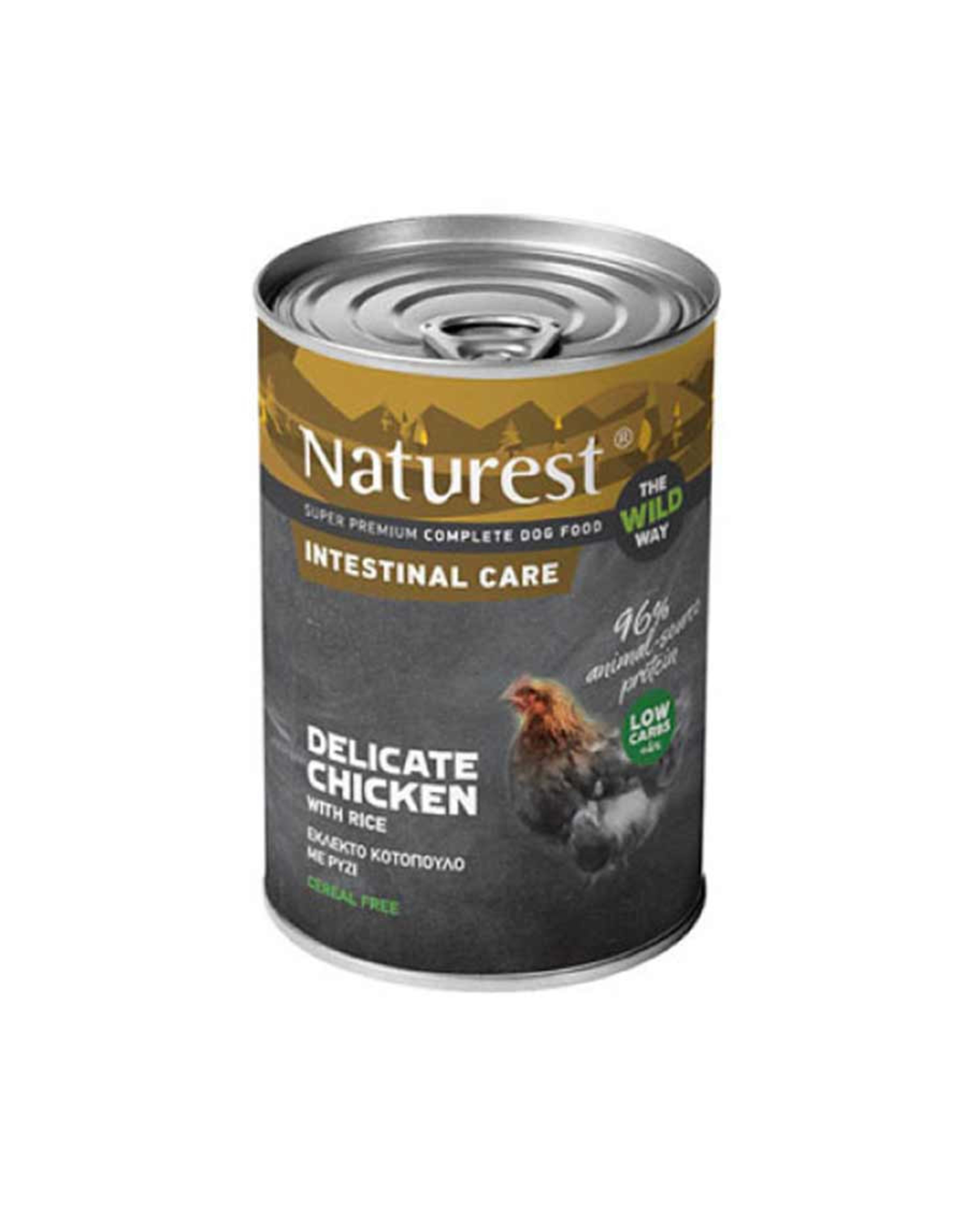 Naturest Delicate Chicken with Rice Intestinal Care Complete Dog Food 400gm
