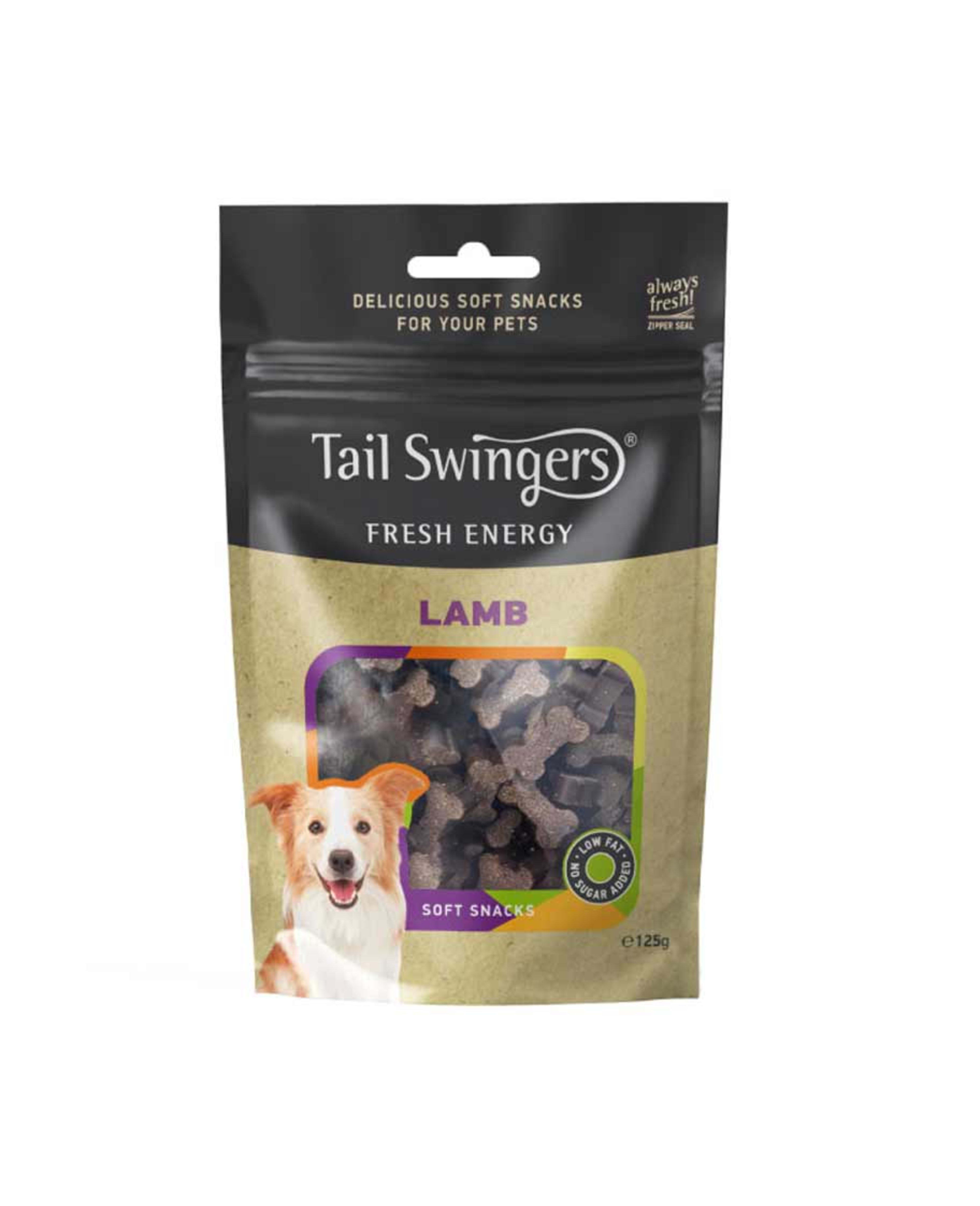 Tail Swingers Fresh Energy with Lamb Soft Snacks for Dog 125gm