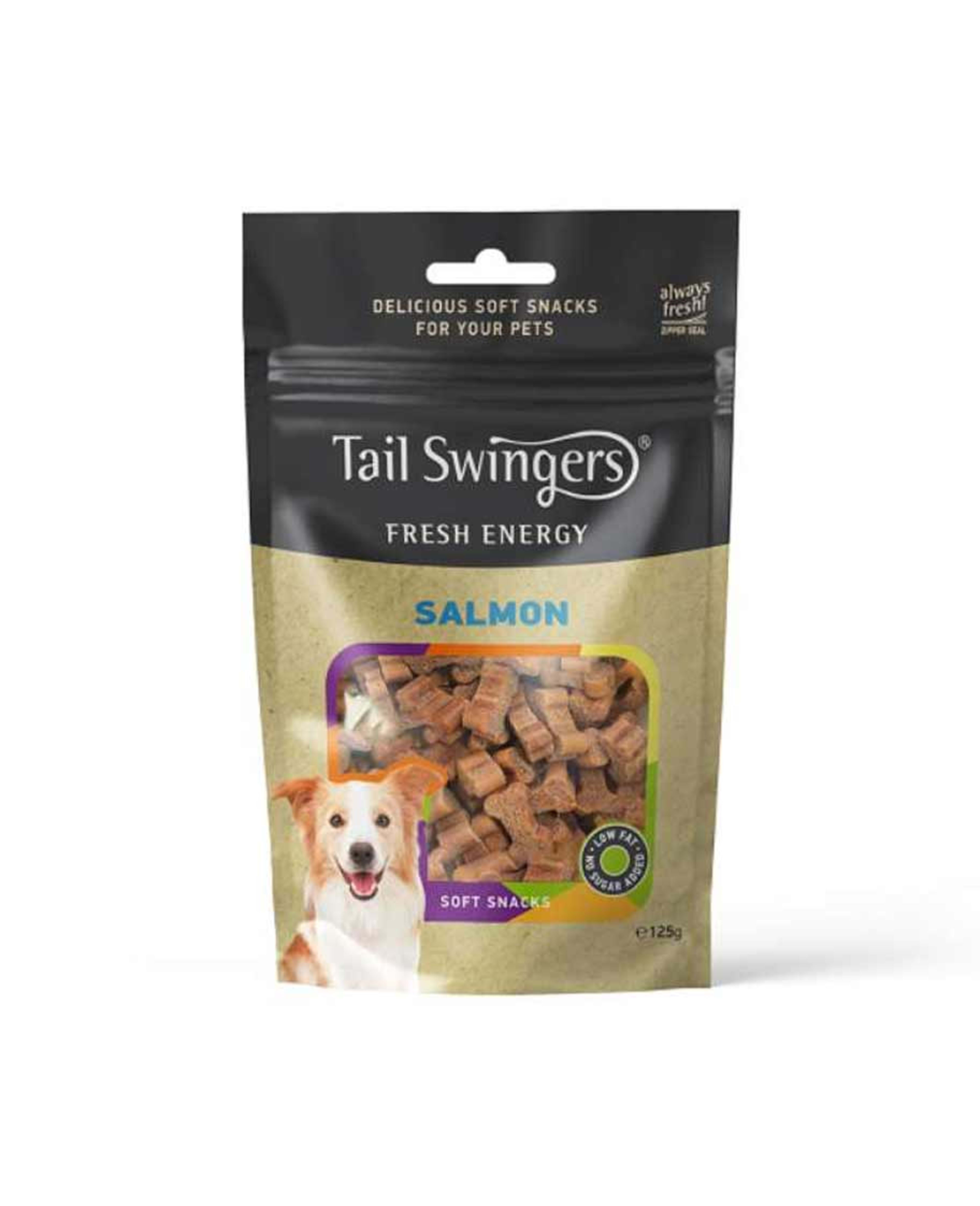 Tail Swingers Fresh Energy with Salmon Soft Snacks for Dog 125gm