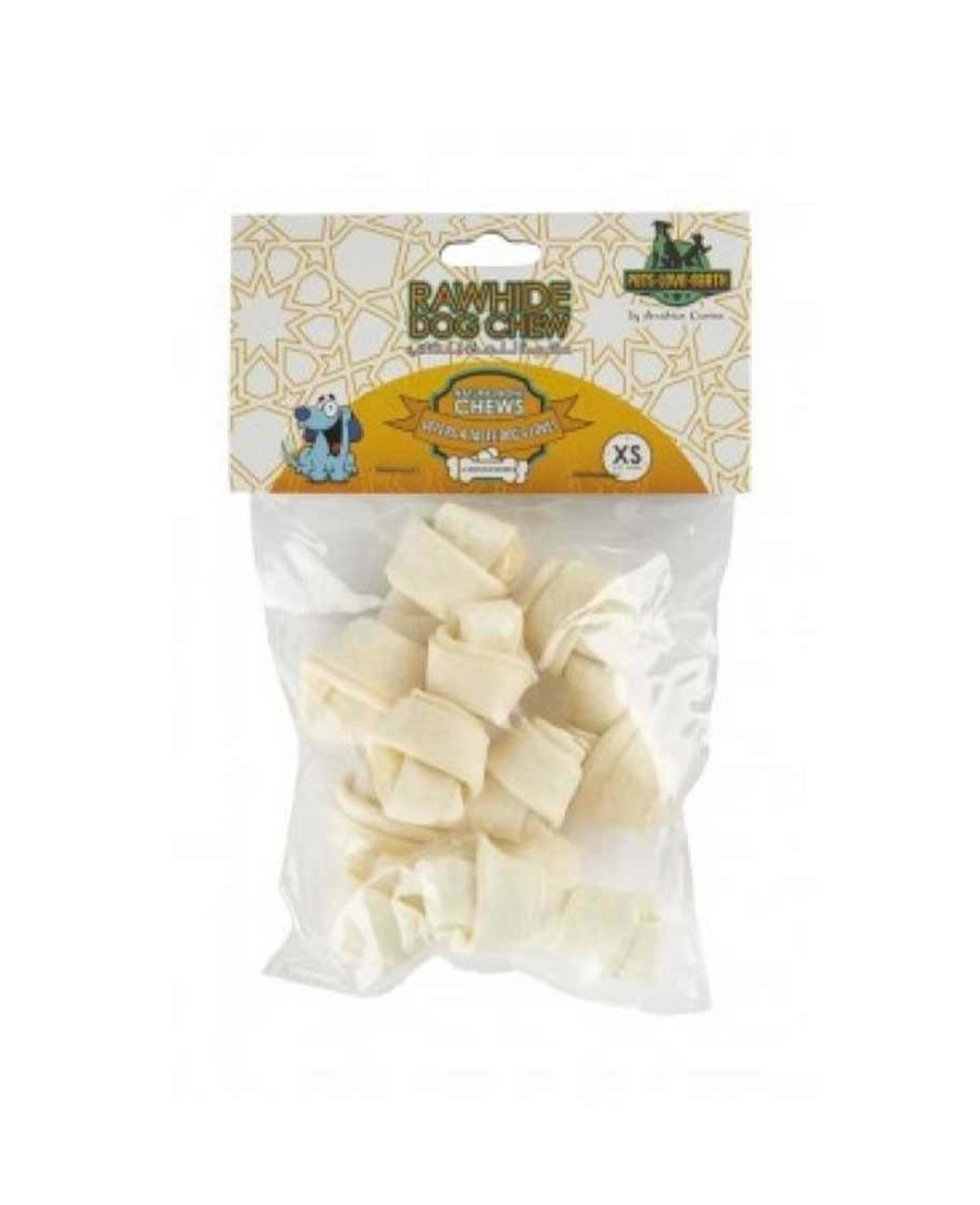 Pets Love Earth Rawhide Chew Bones Small for Dog 6pcs