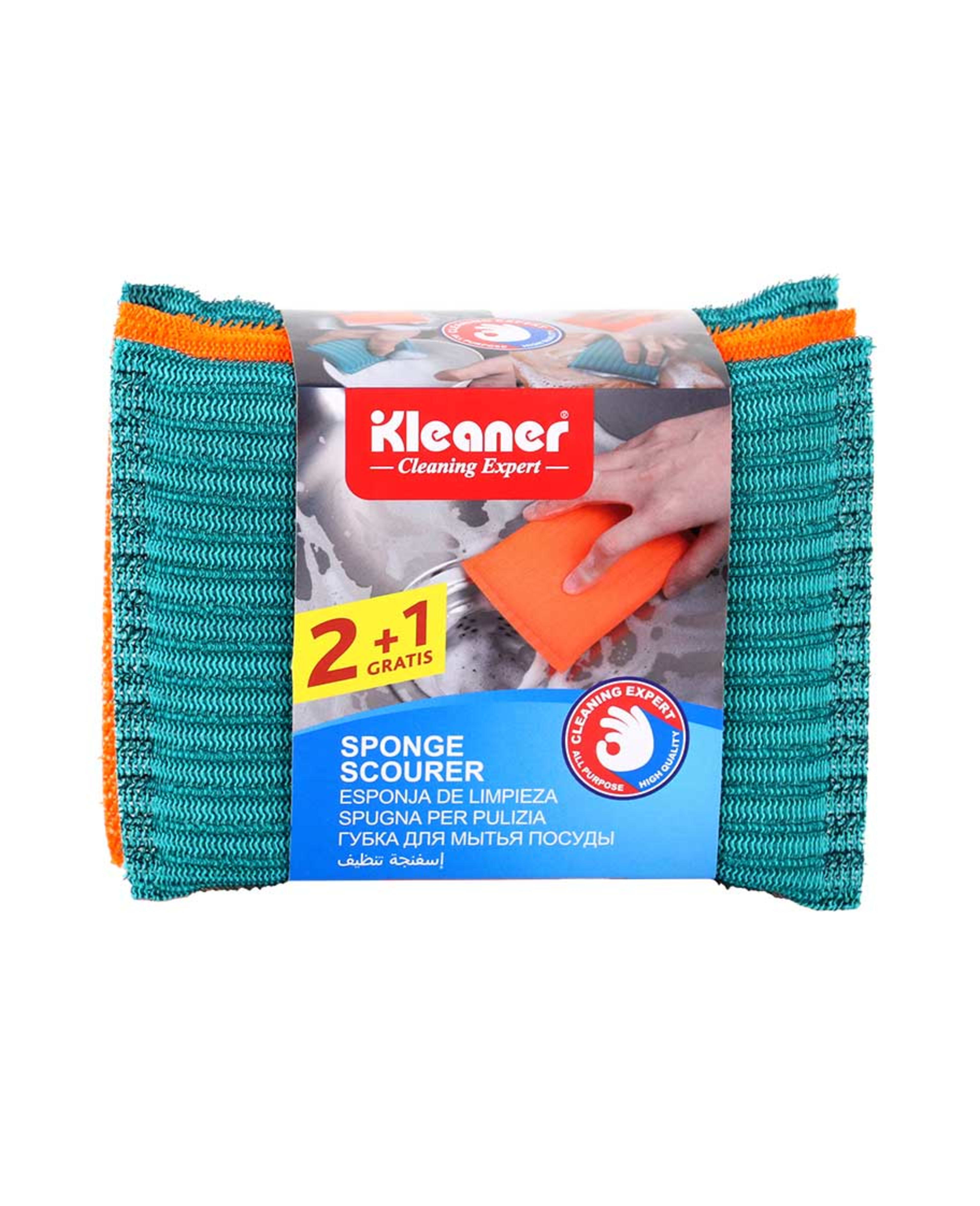 Kleaner Sponge Scourer 2+1free Gsf003