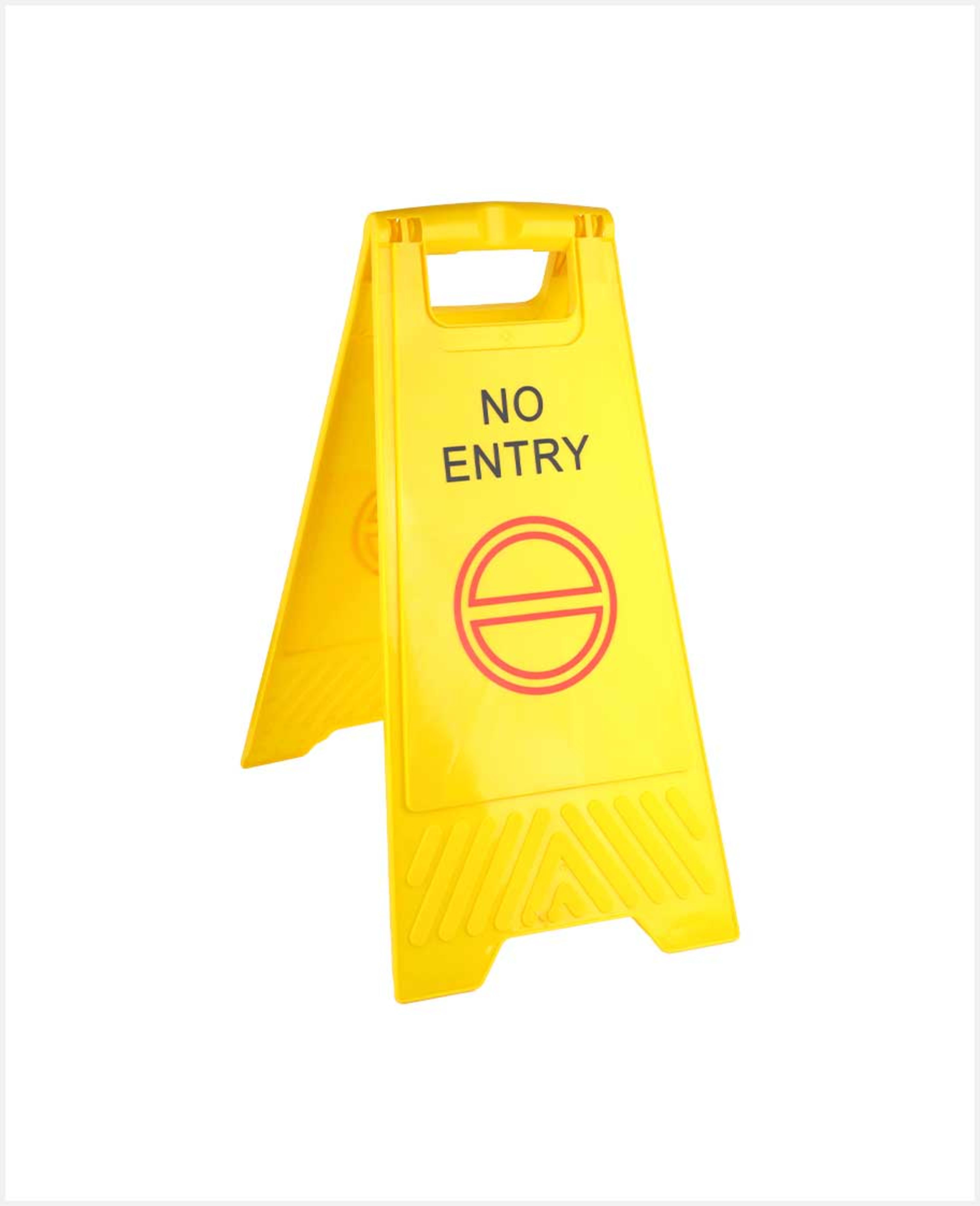 Aacown Plastic Caution Sign Board No Entry