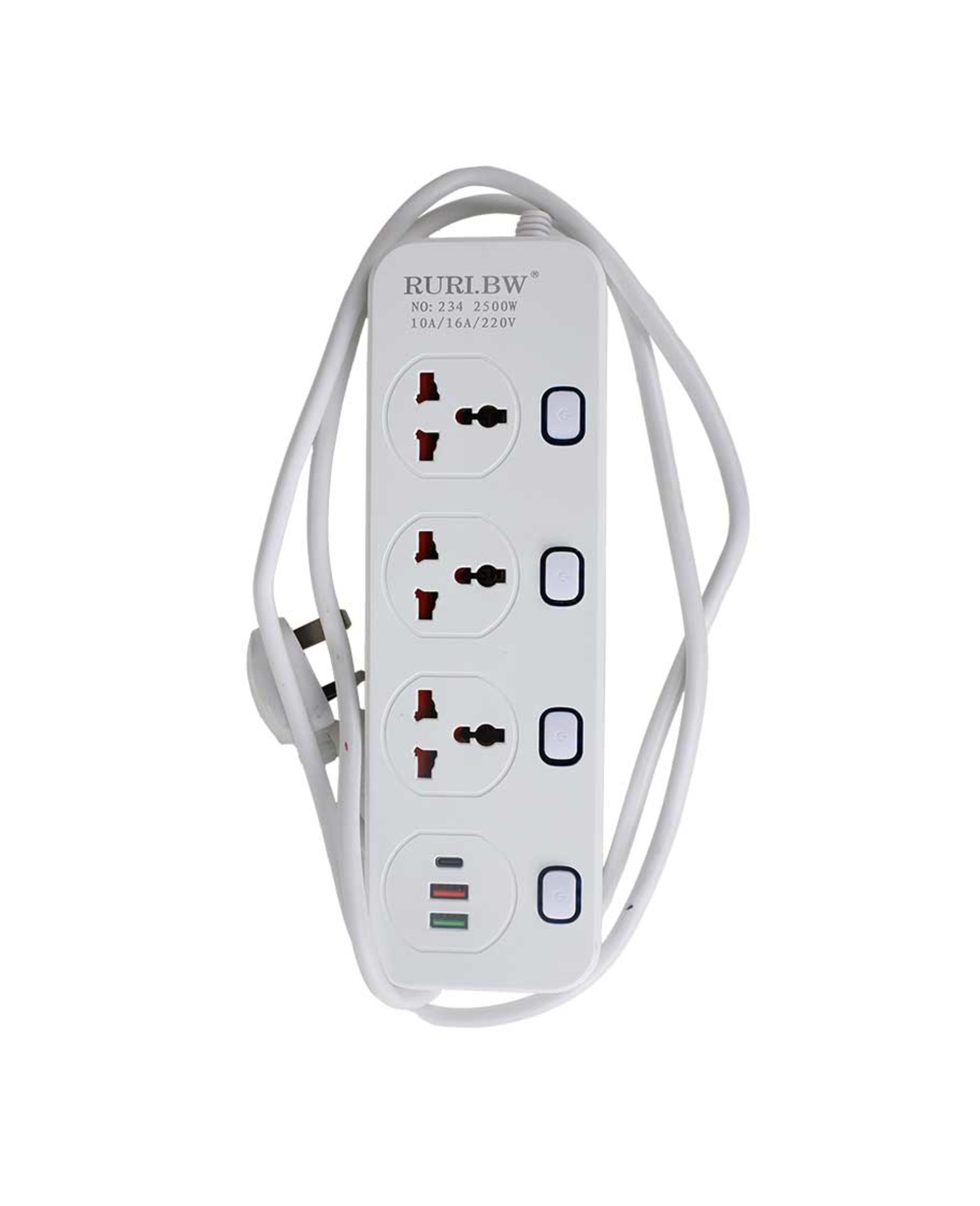 Ruri.bw Socket Extension 234u