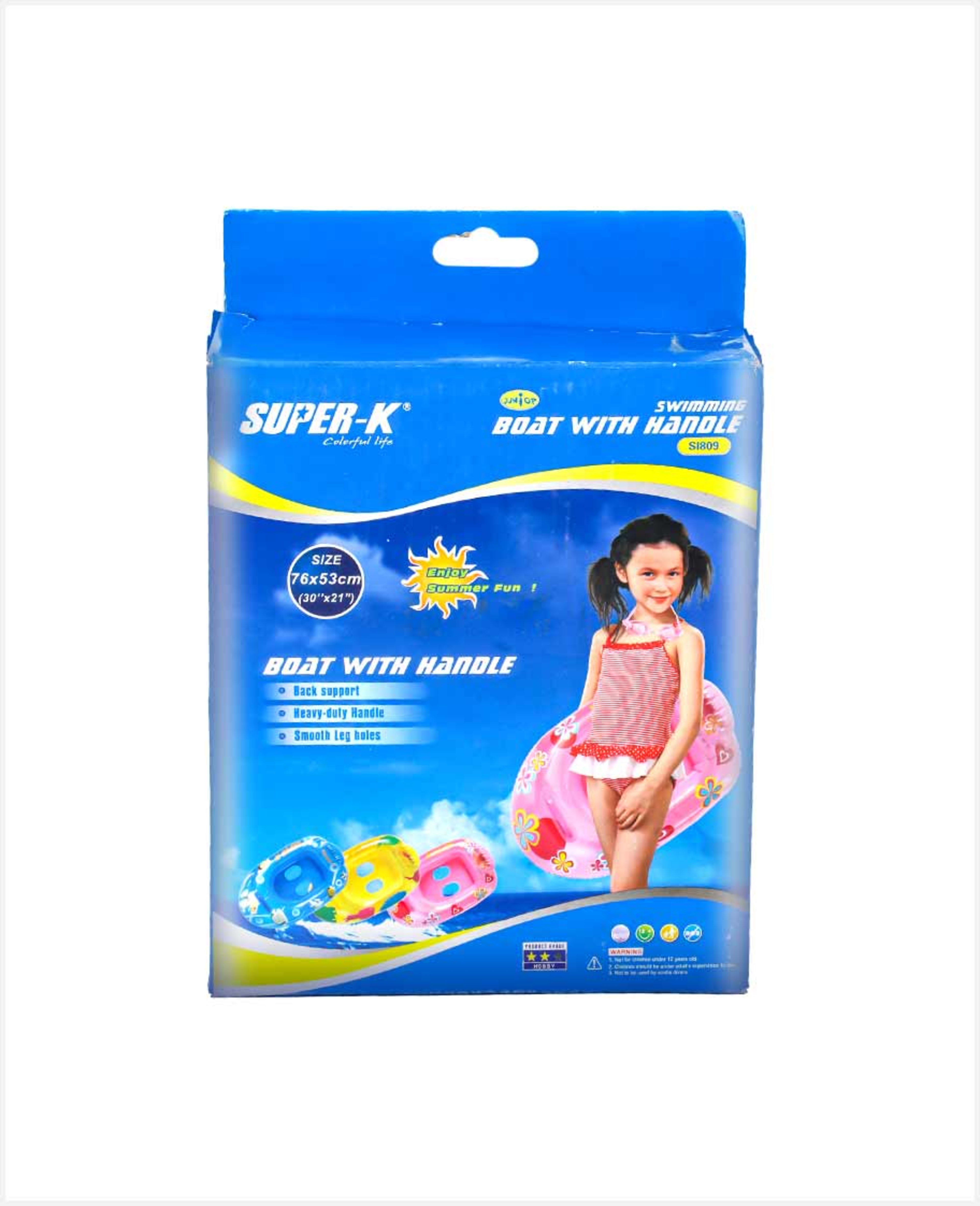 Super-k Junior Swimming Boat with Handle 76x53cm Si809