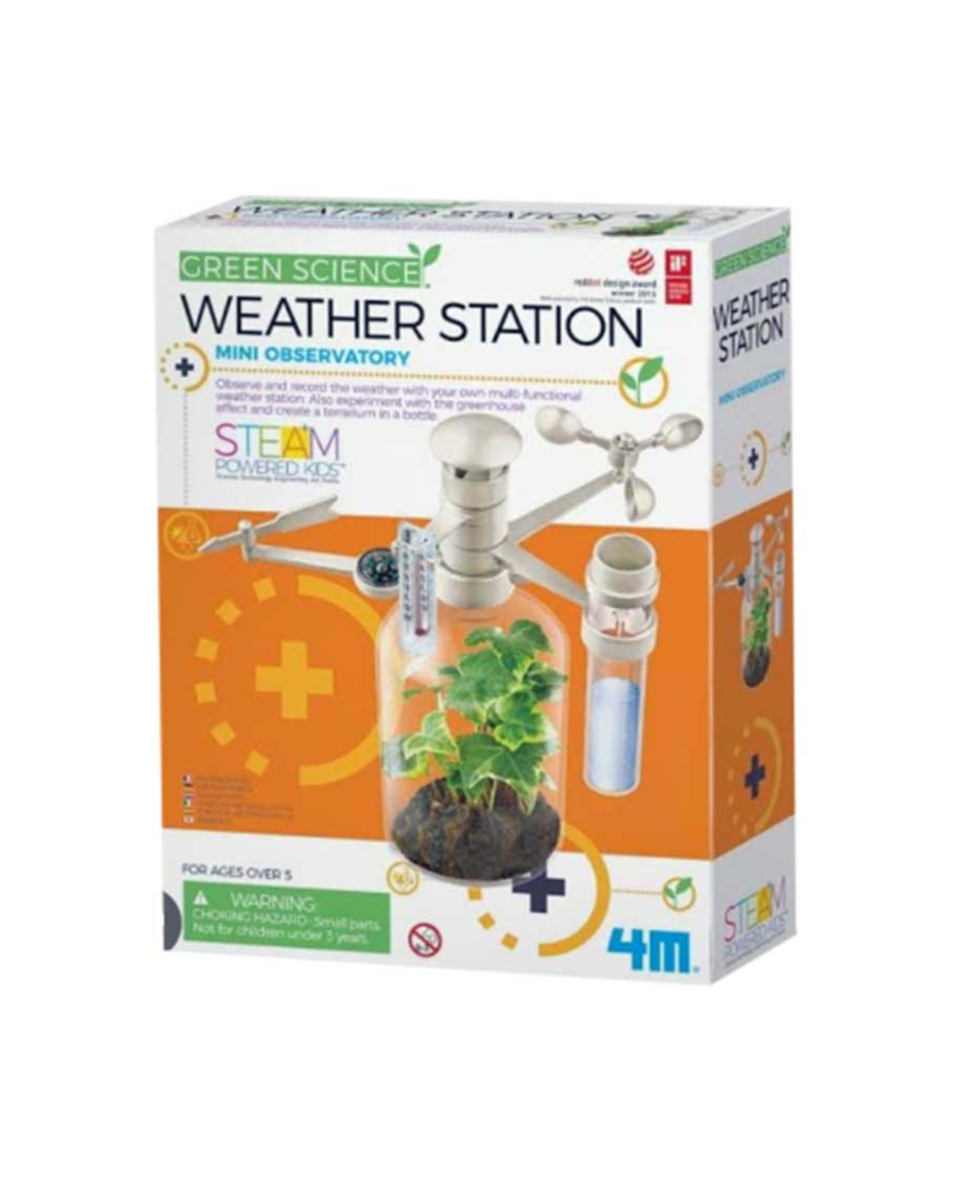 4m Steam Powerstation Green Science Weather Station 00-03279
