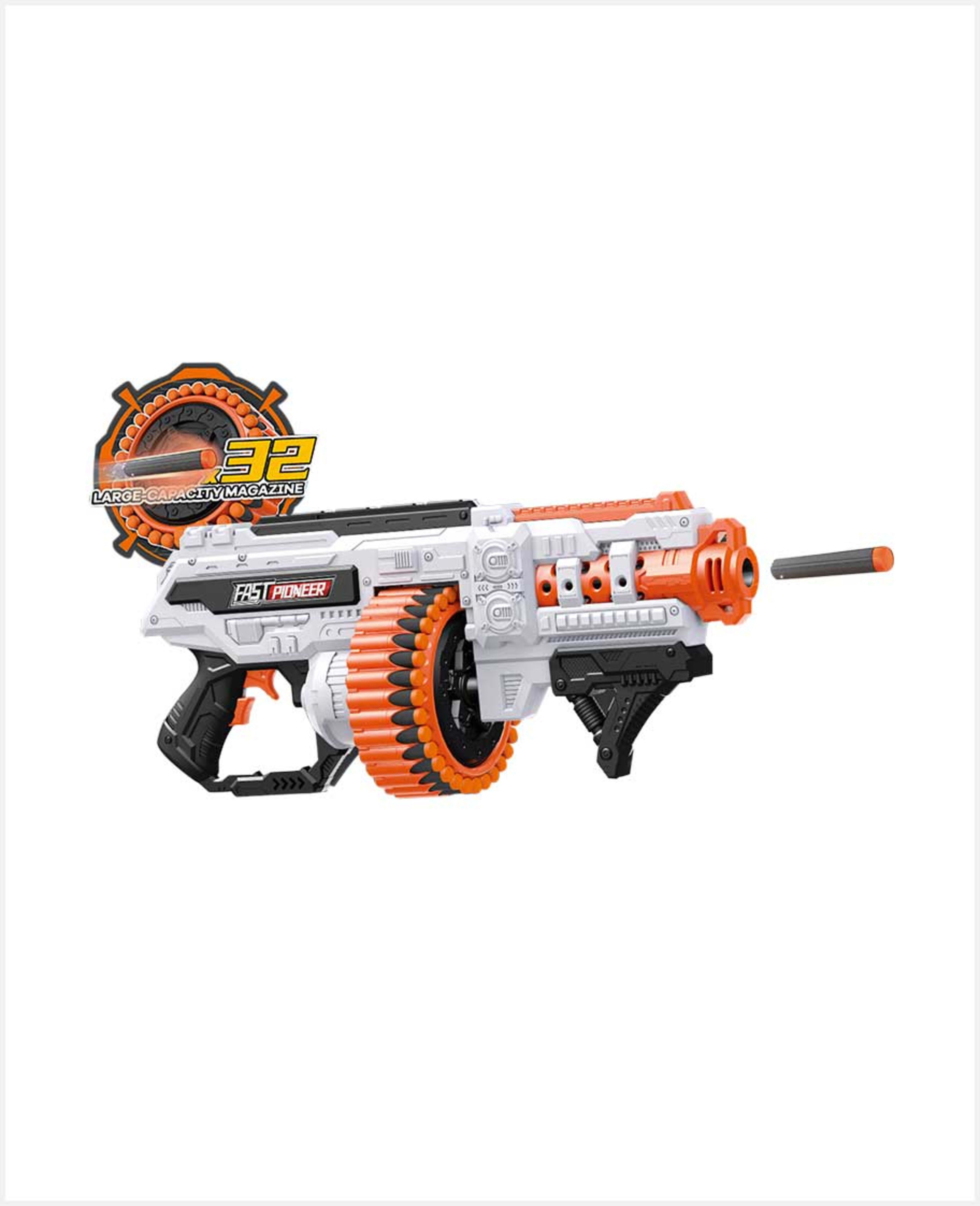 Fast Pioneer Electric Long Shooting Foam Bullet 48pcs Big509